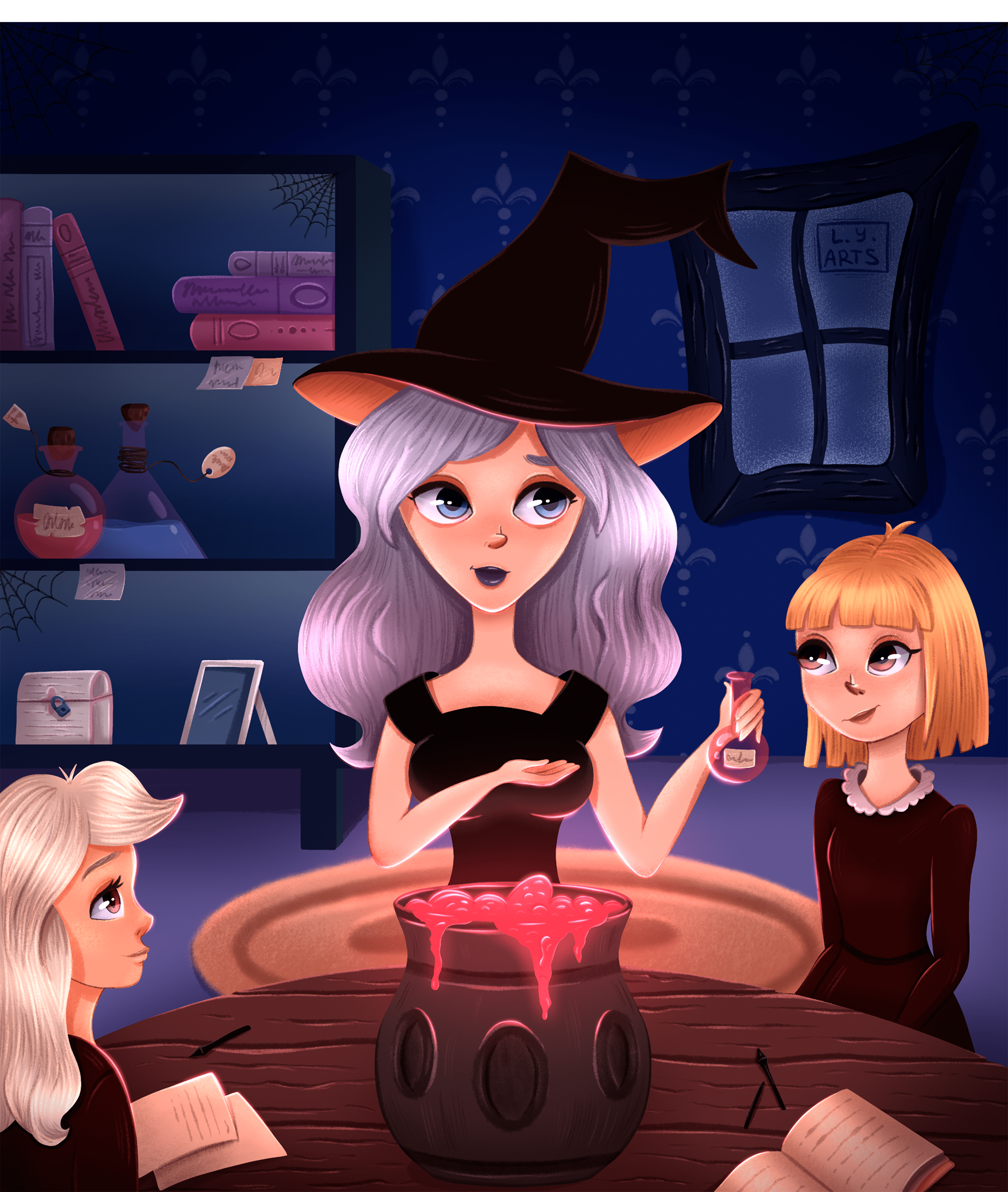 Witch school — Изображение №2 — Иллюстрация на Dprofile
