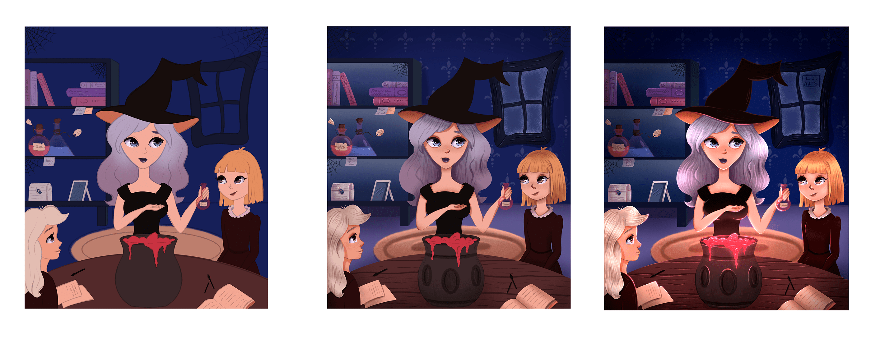 Witch school — Изображение №5 — Иллюстрация на Dprofile