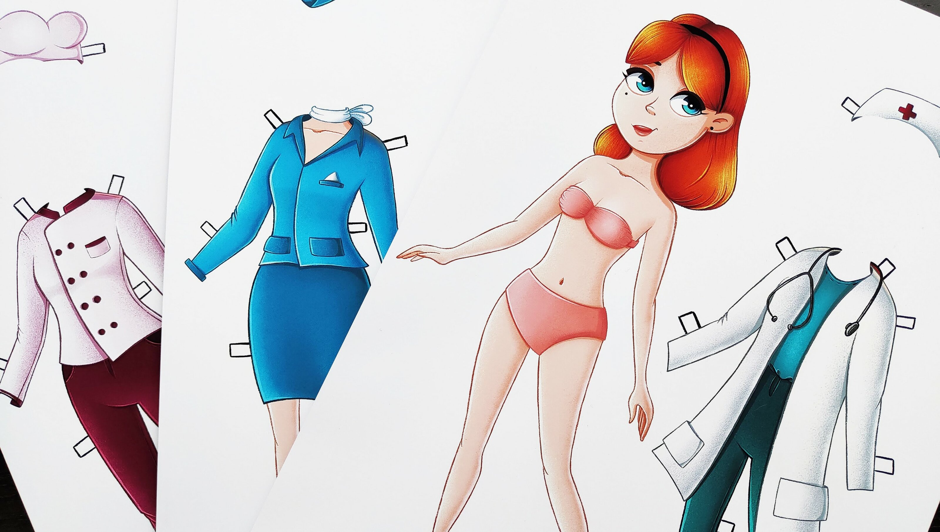 Paper doll: Dress up the doll — Изображение №1 — Иллюстрация на Dprofile