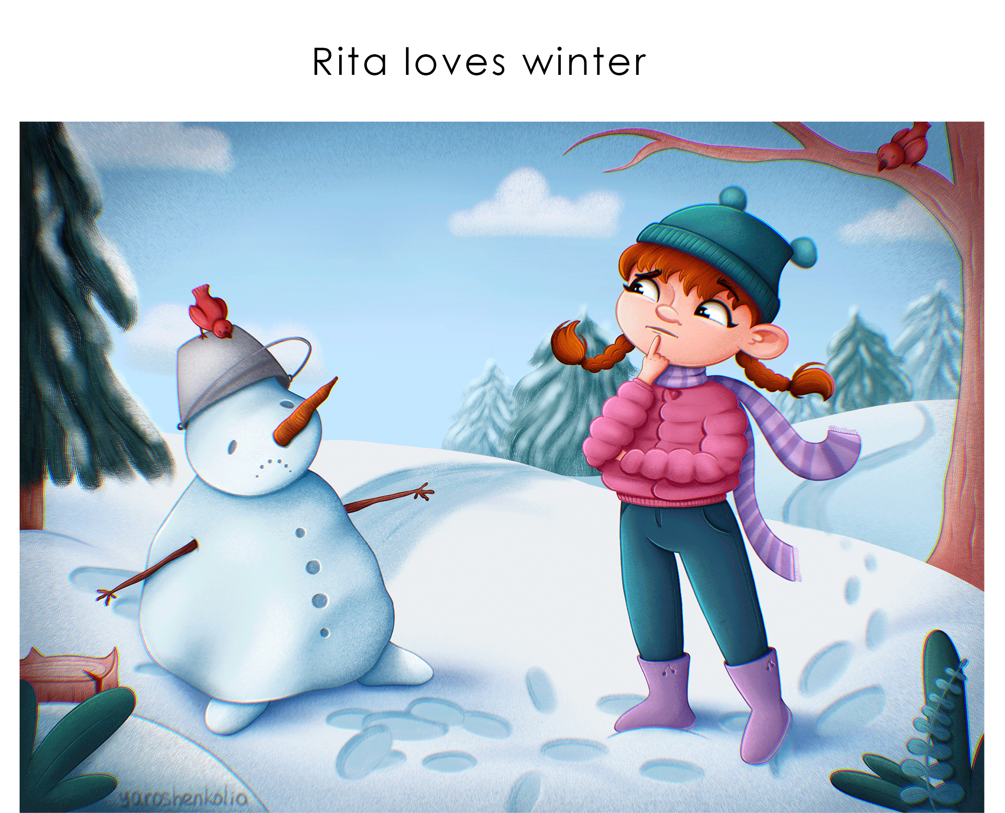 Rita's life in illustrations — Изображение №8 — Иллюстрация на Dprofile