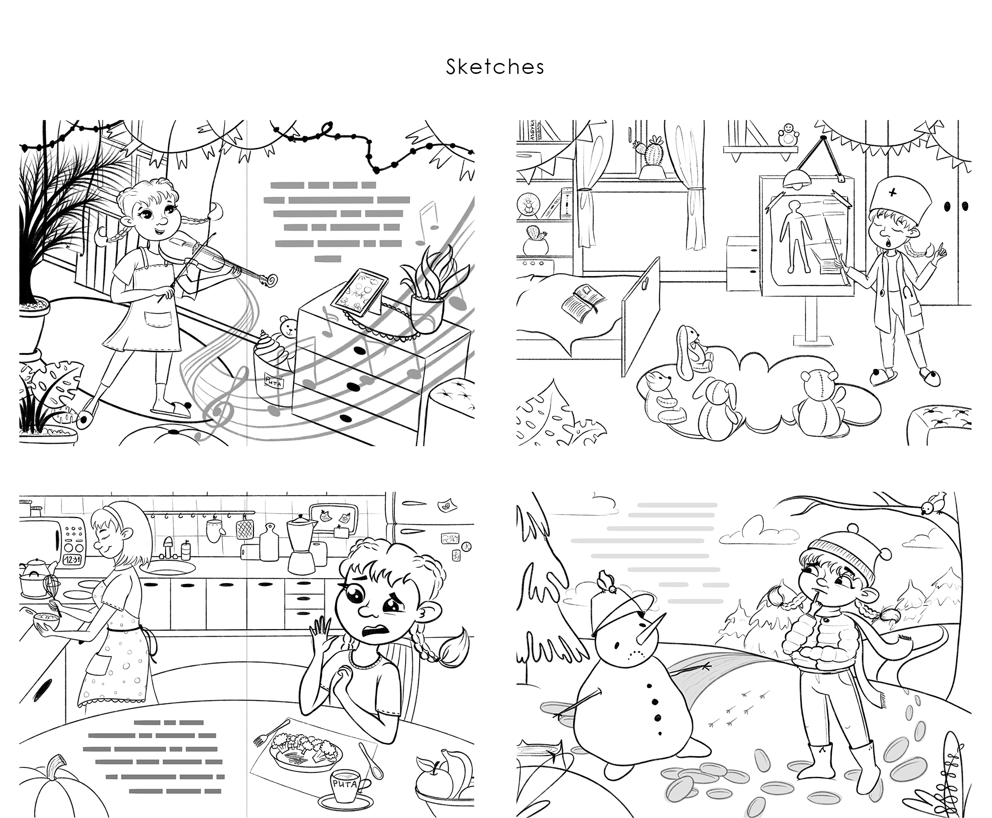 Rita's life in illustrations — Изображение №3 — Иллюстрация на Dprofile