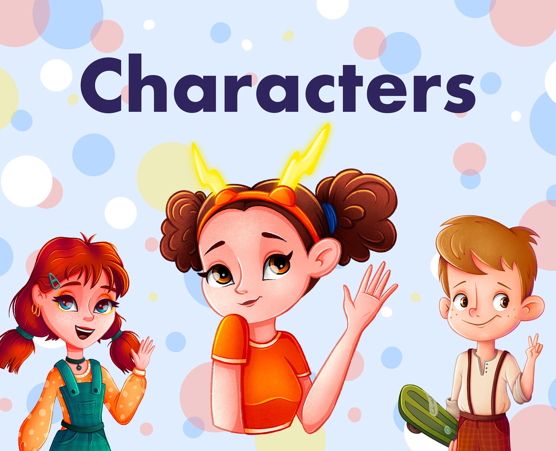 Characters and Lettering — Иллюстрация, Графика на Dprofile