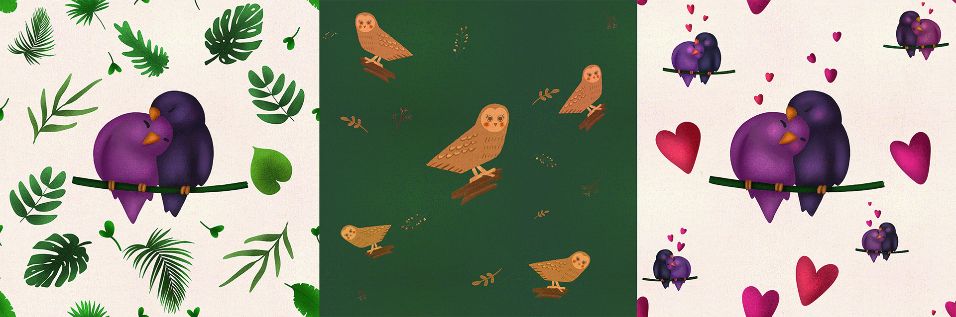 Patterns birds — Изображение №2 — Иллюстрация на Dprofile