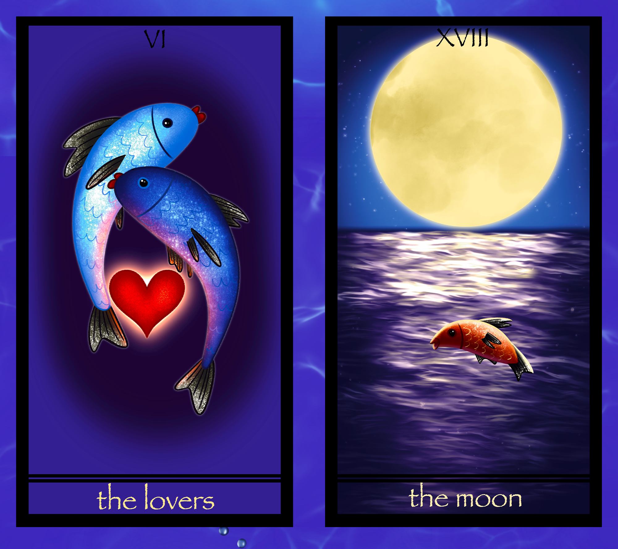 Tarot cards "Fish" — Изображение №4 — Иллюстрация на Dprofile
