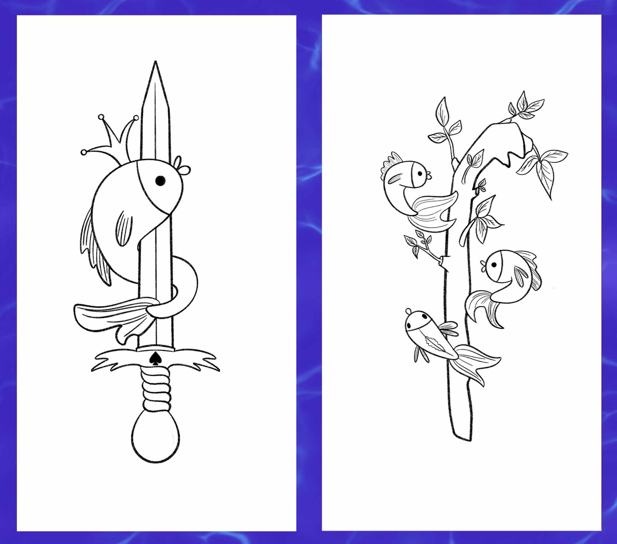 Tarot cards "Fish" — Изображение №6 — Иллюстрация на Dprofile