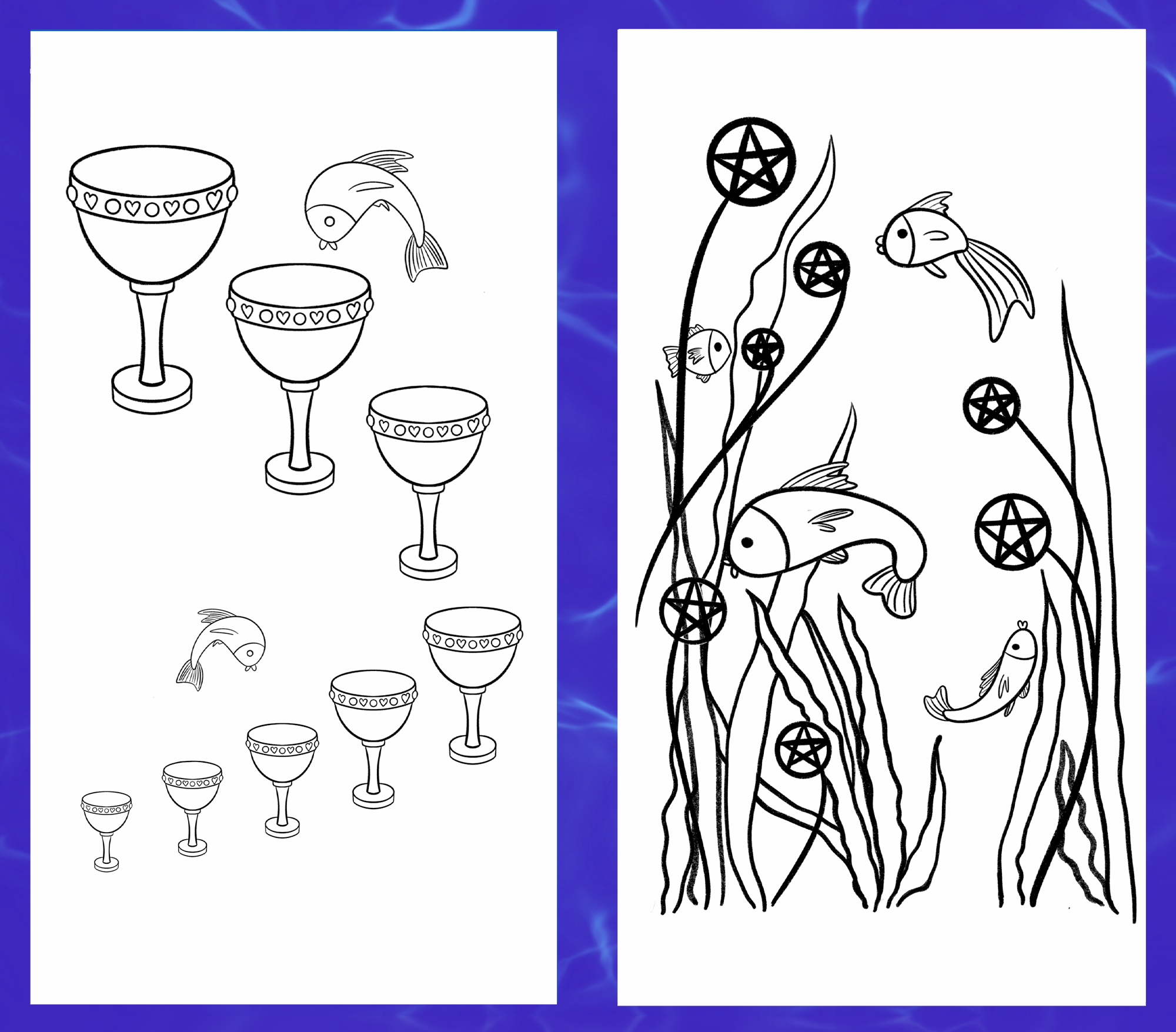Tarot cards "Fish" — Изображение №9 — Иллюстрация на Dprofile