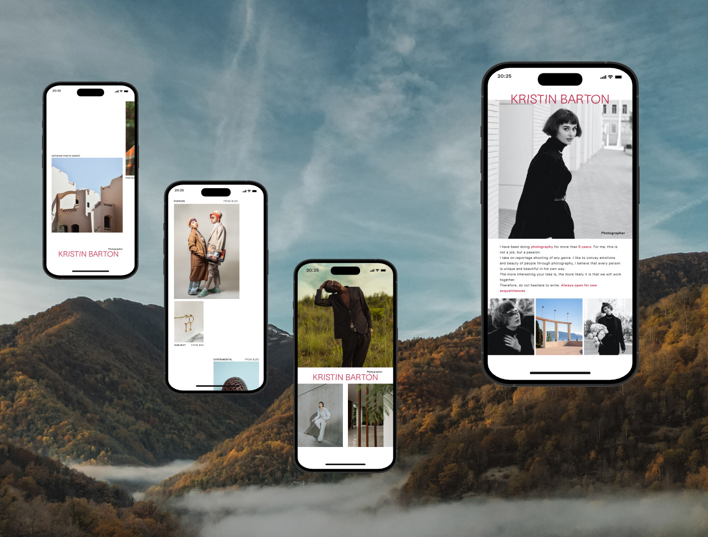 Website for the photographer — Изображение №7 — Интерфейсы на Dprofile