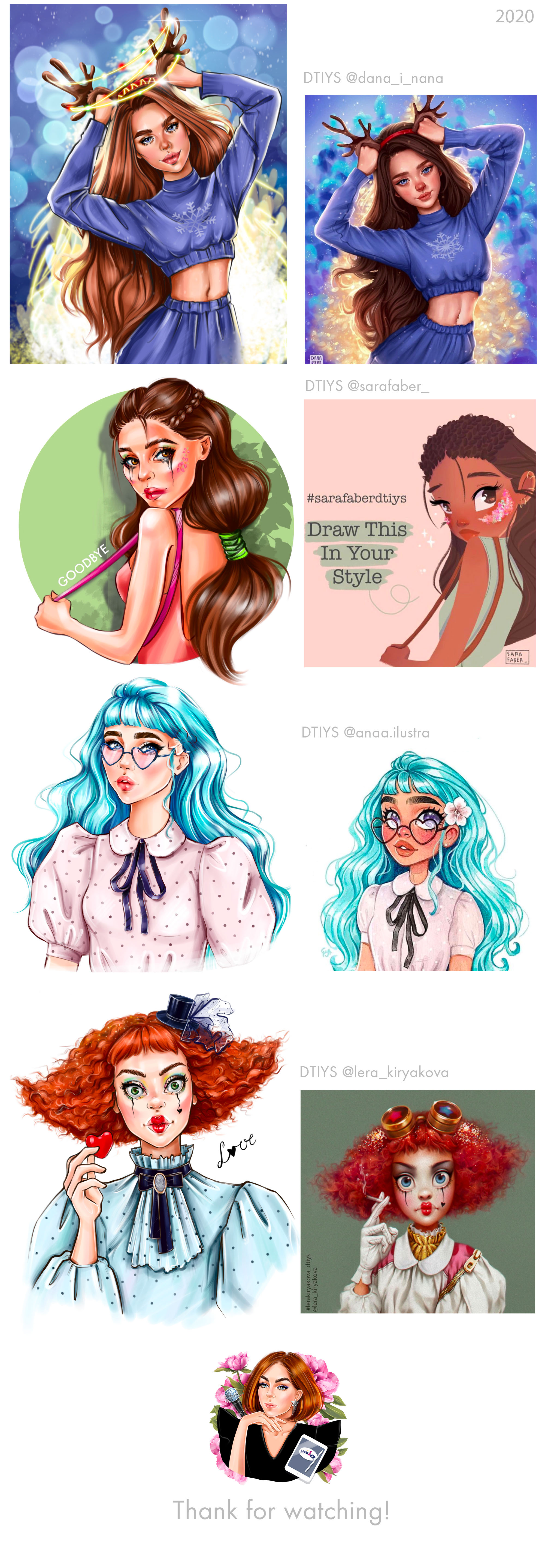 Draw this in your style — Изображение №2 — Иллюстрация на Dprofile