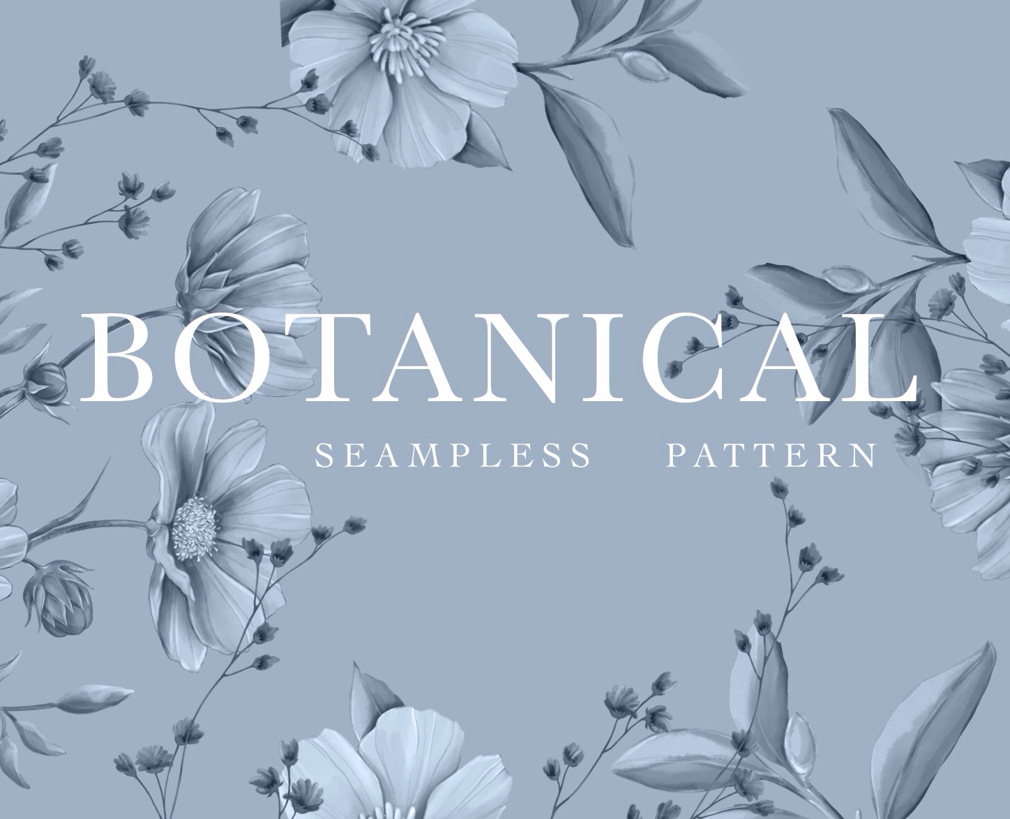 Бесшовный цветочный паттерн — Брендинг, Иллюстрация на Dprofile