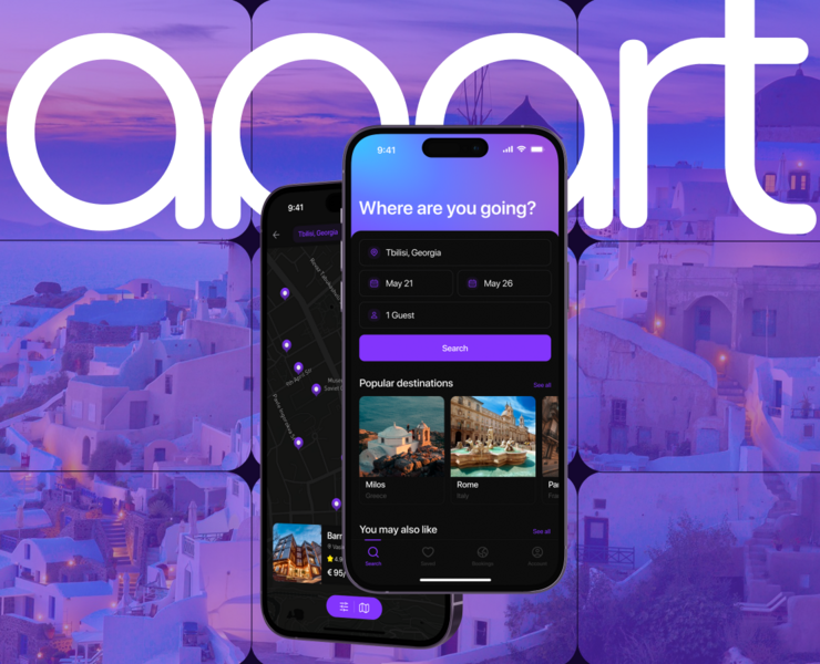 Apart | Booking Mobile App на Dprofile