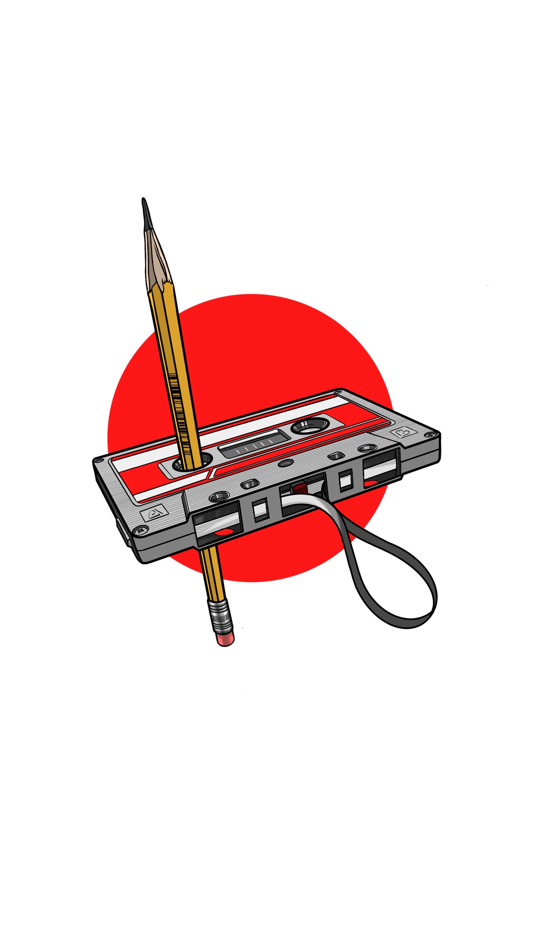 Кассета и карандаш — Изображение №2 — Иллюстрация, Графика на Dprofile