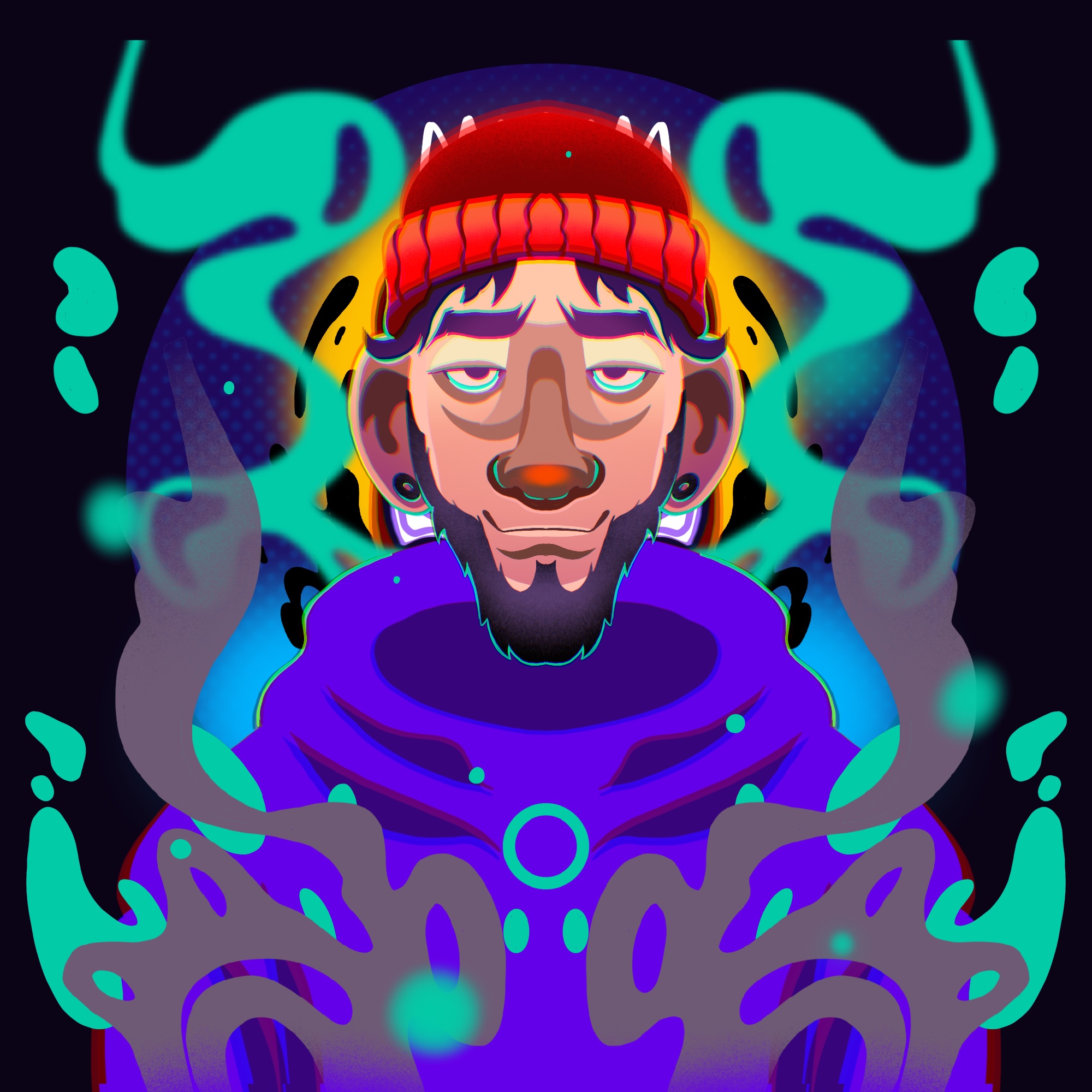 Тип в красной шапке — Изображение №1 — Иллюстрация, Анимация на Dprofile