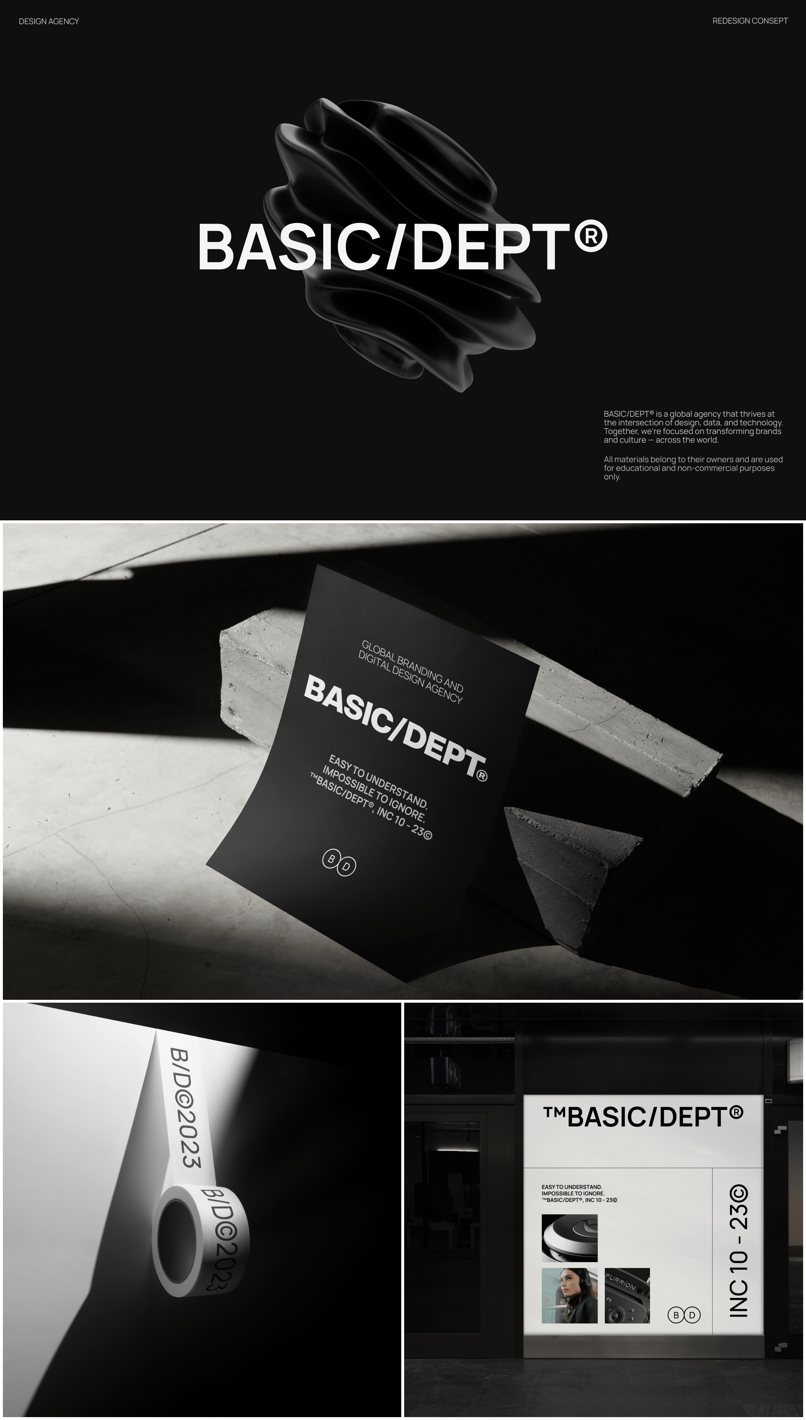 BASIC/DEPT | Agency studio — Изображение №1 — Интерфейсы на Dprofile