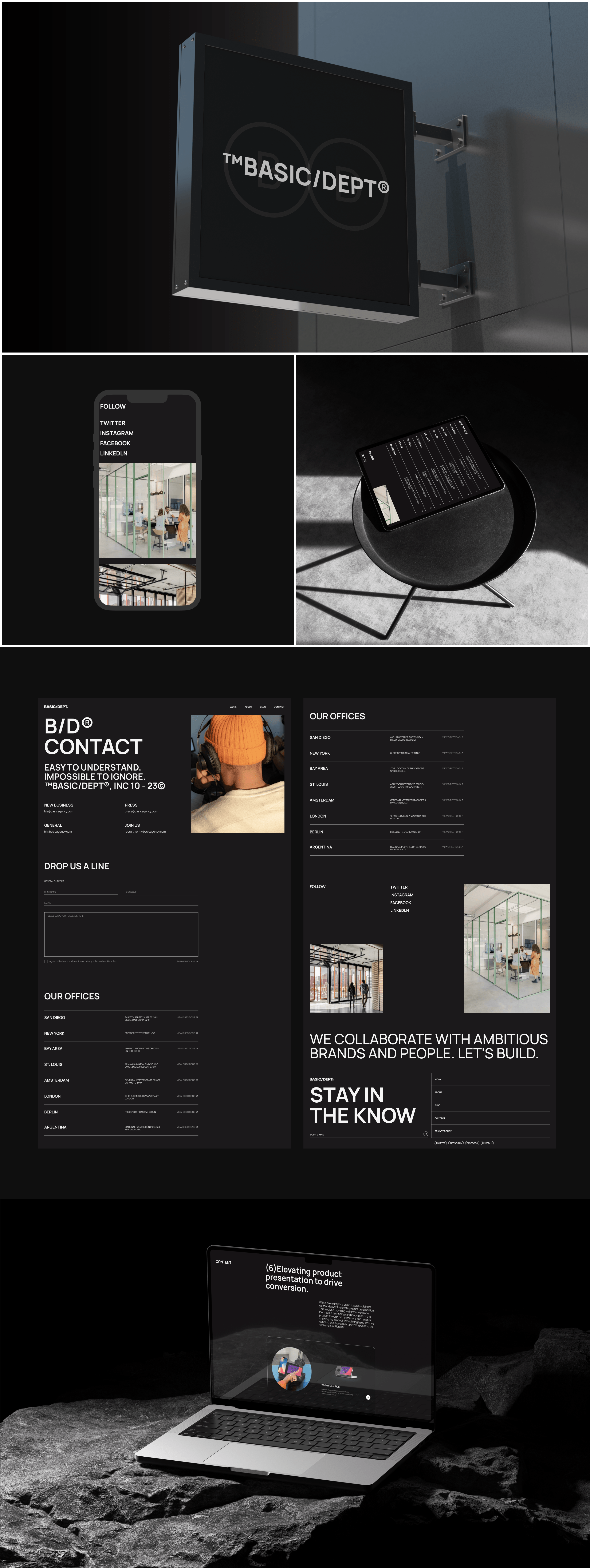 BASIC/DEPT | Agency studio — Изображение №4 — Интерфейсы на Dprofile