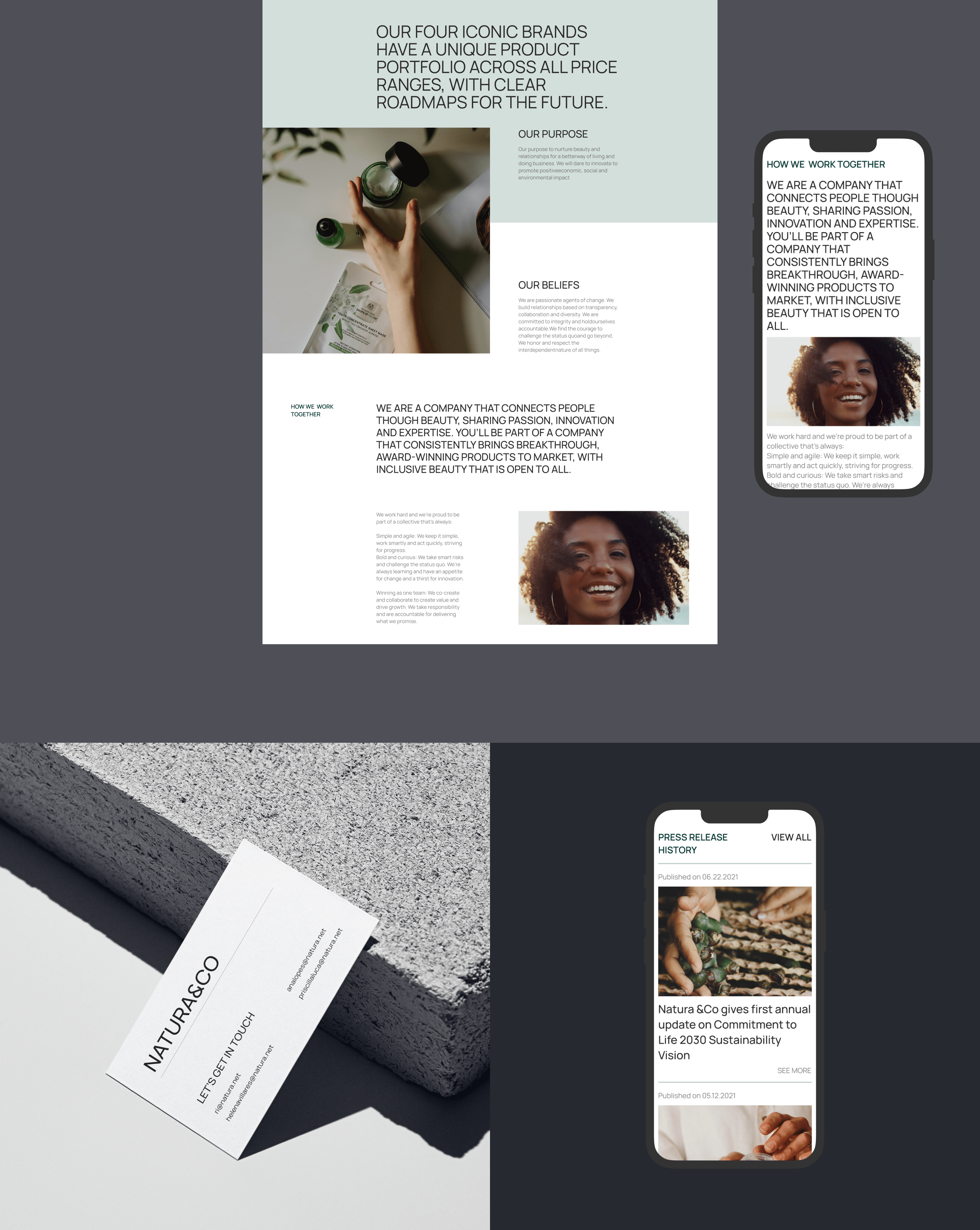 Natura&Co | Corporate Website Redesign — Изображение №3 — Интерфейсы на Dprofile