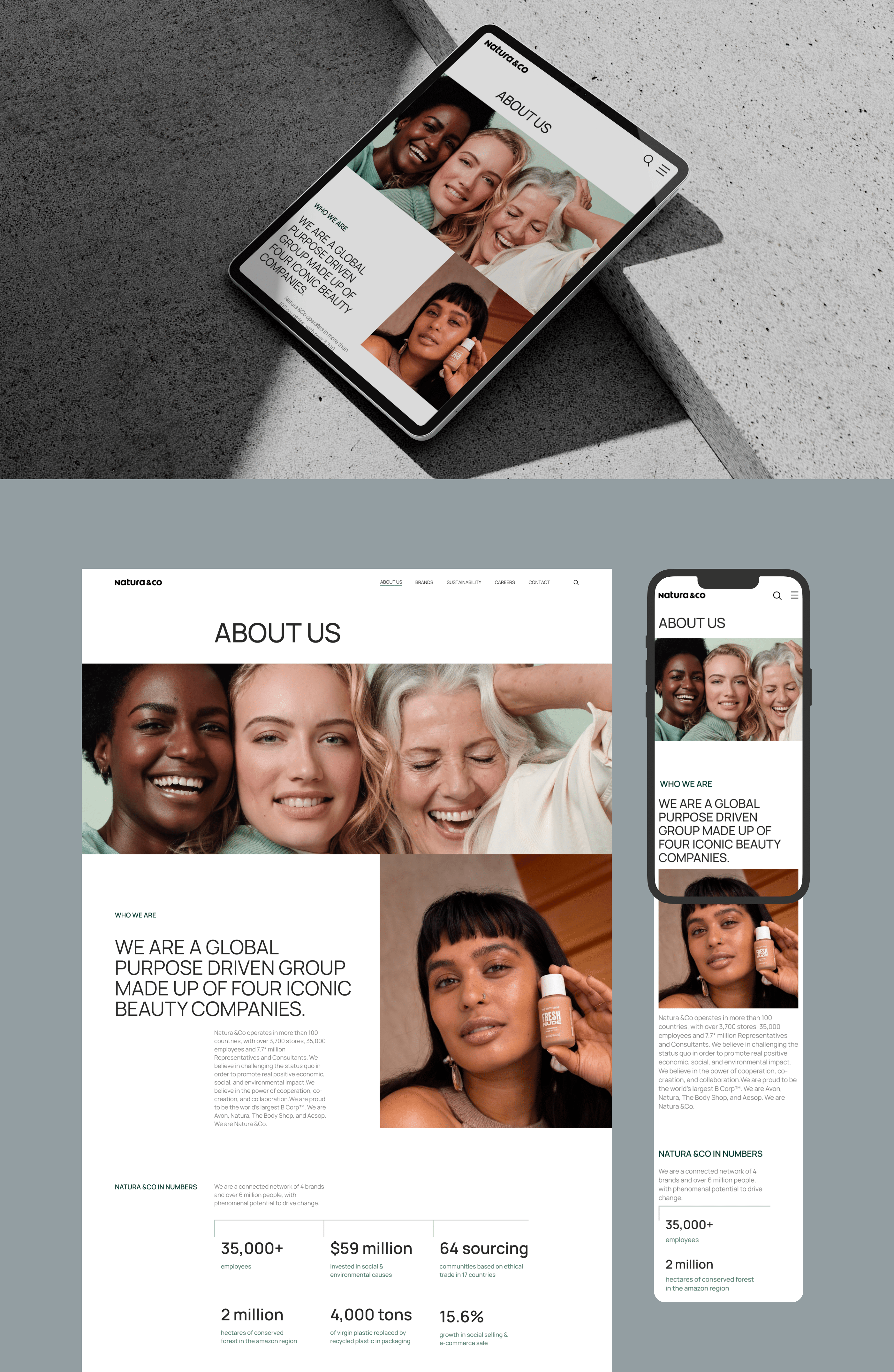 Natura&Co | Corporate Website Redesign — Изображение №6 — Интерфейсы на Dprofile