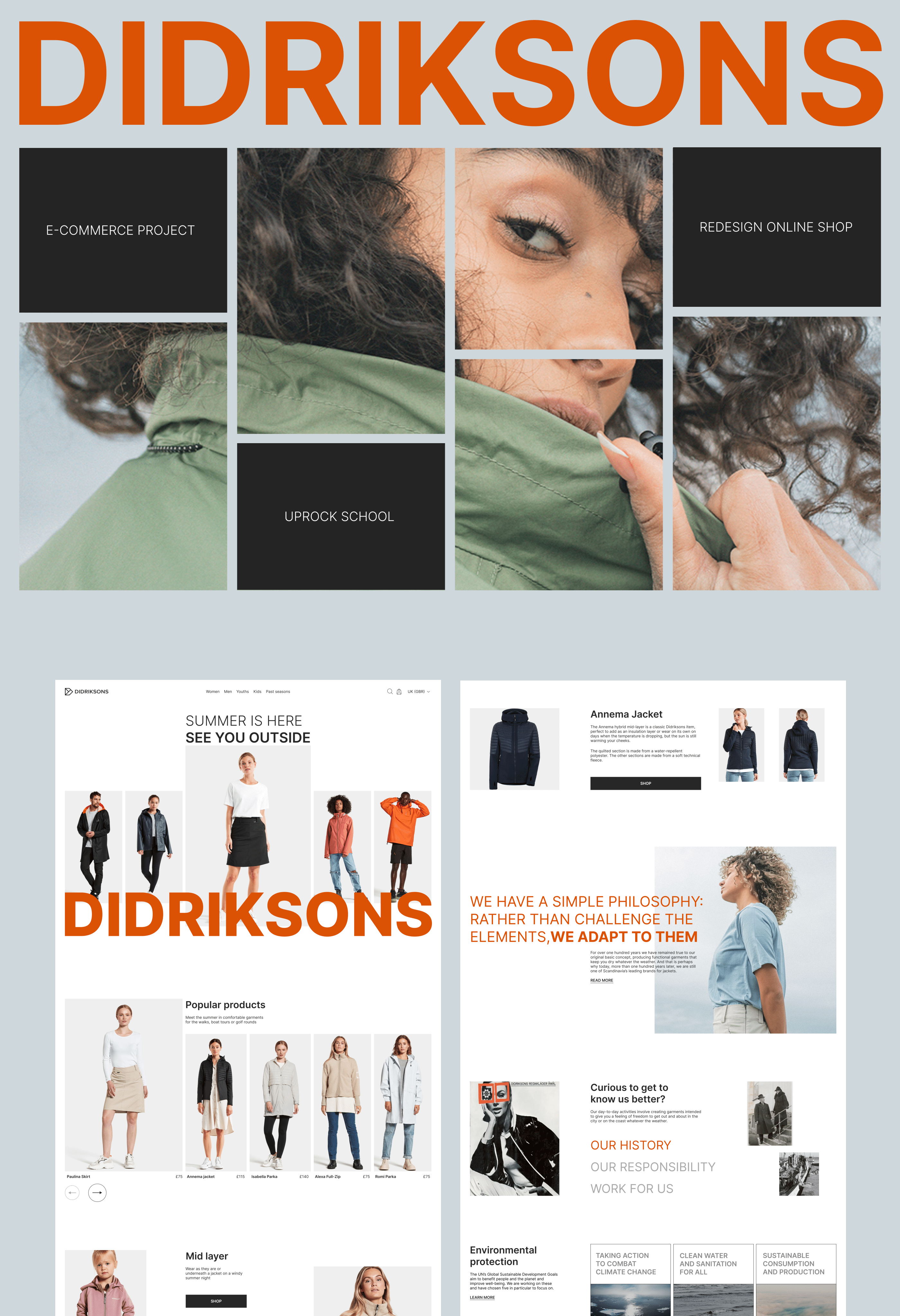 DIDRIKSONS | Online store redesign — Изображение №1 — Интерфейсы, Брендинг на Dprofile