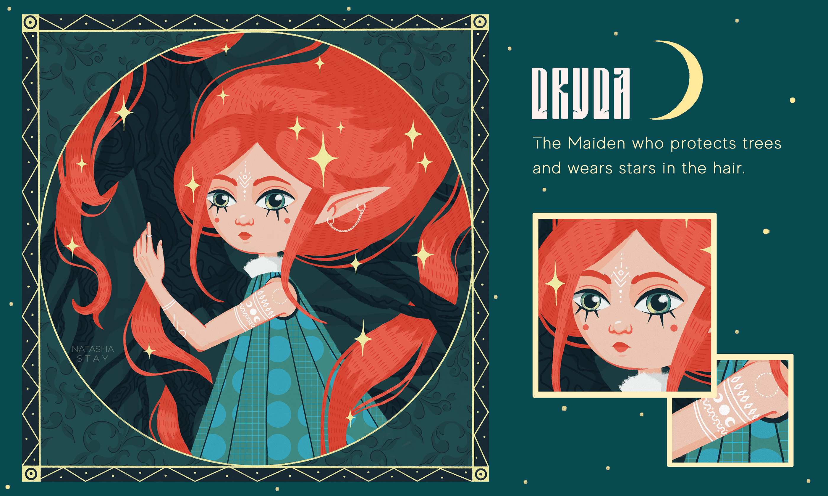 9 maidens | character design — Изображение №8 — Иллюстрация, Графика на Dprofile