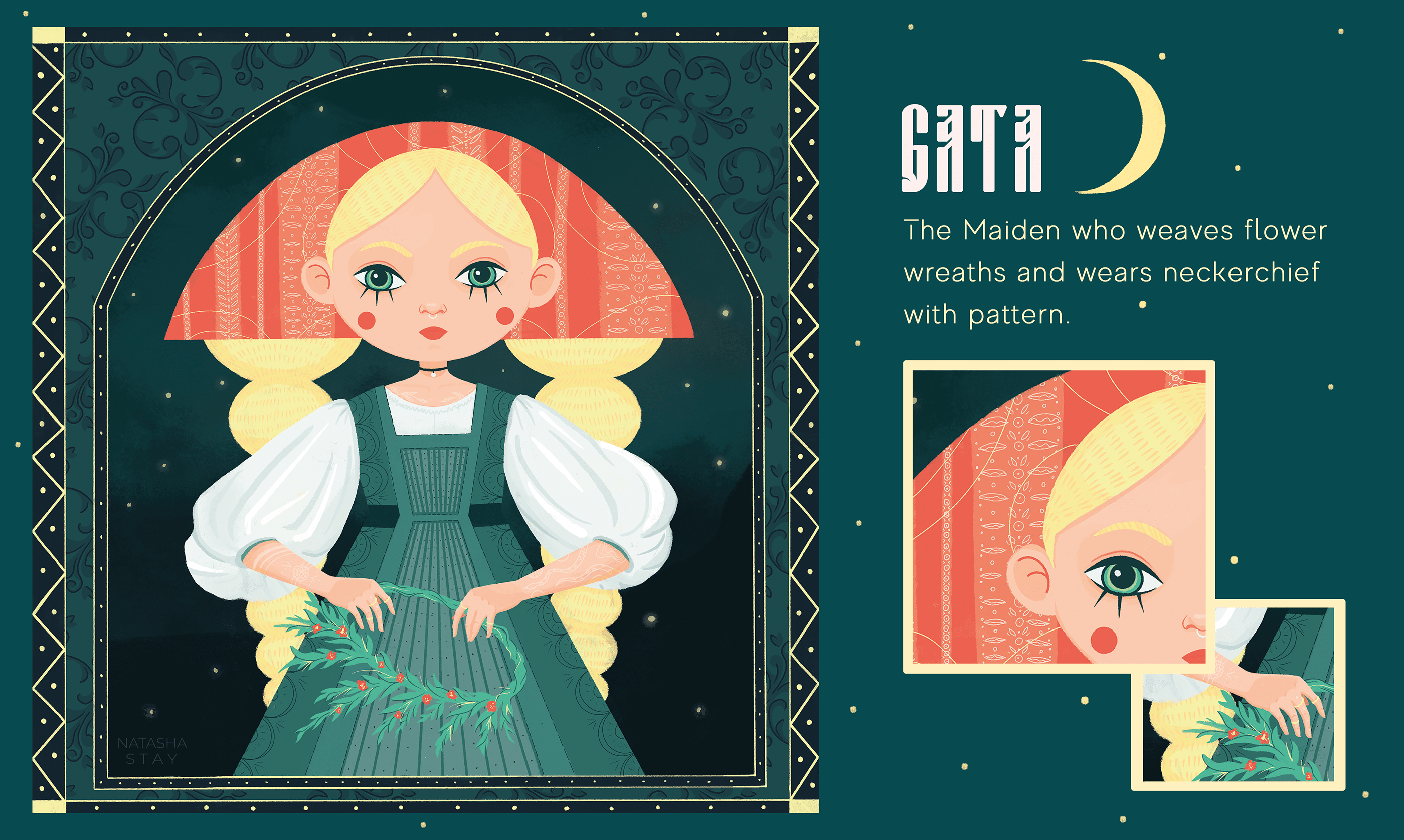 9 maidens | character design — Изображение №4 — Иллюстрация, Графика на Dprofile
