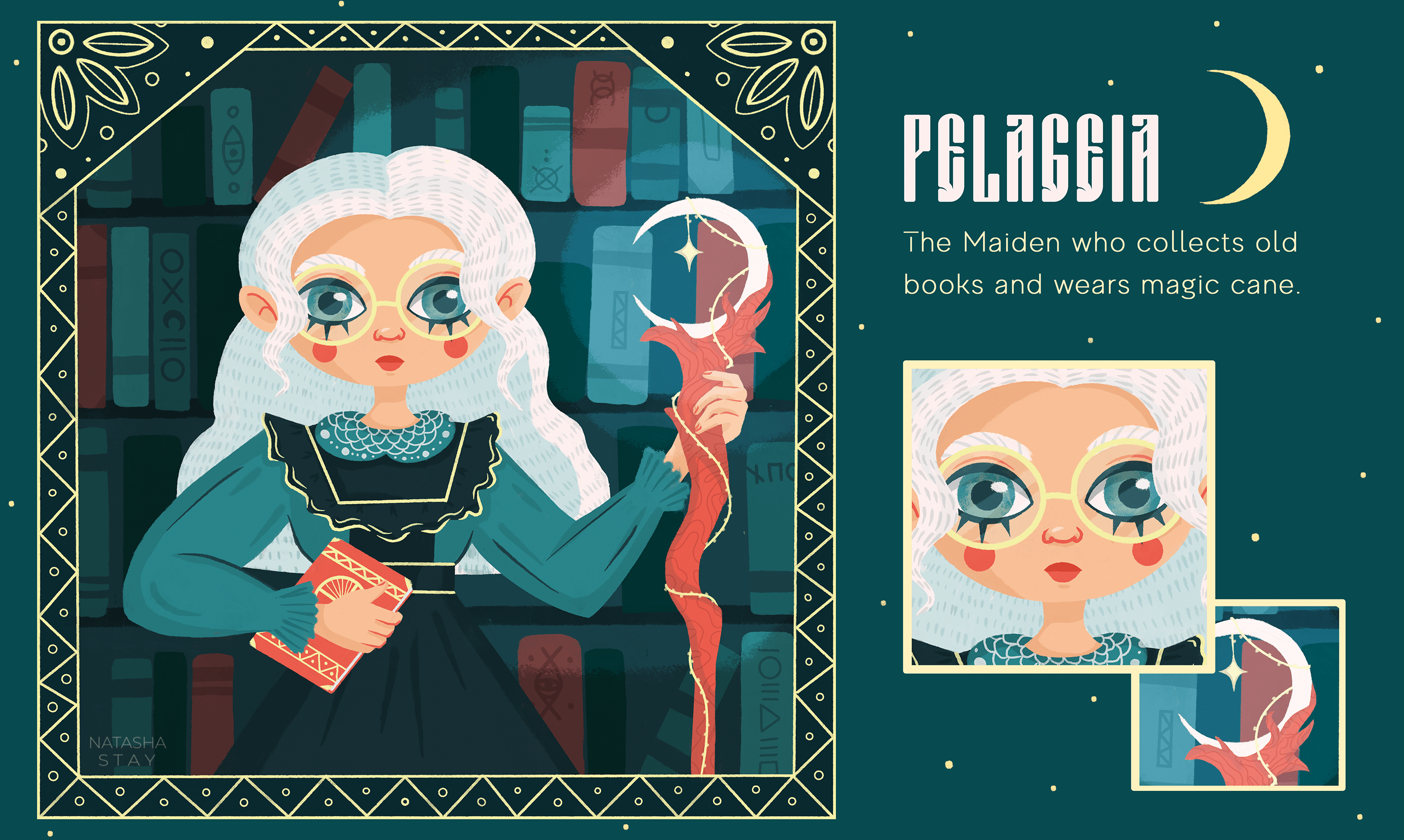 9 maidens | character design — Изображение №10 — Иллюстрация, Графика на Dprofile