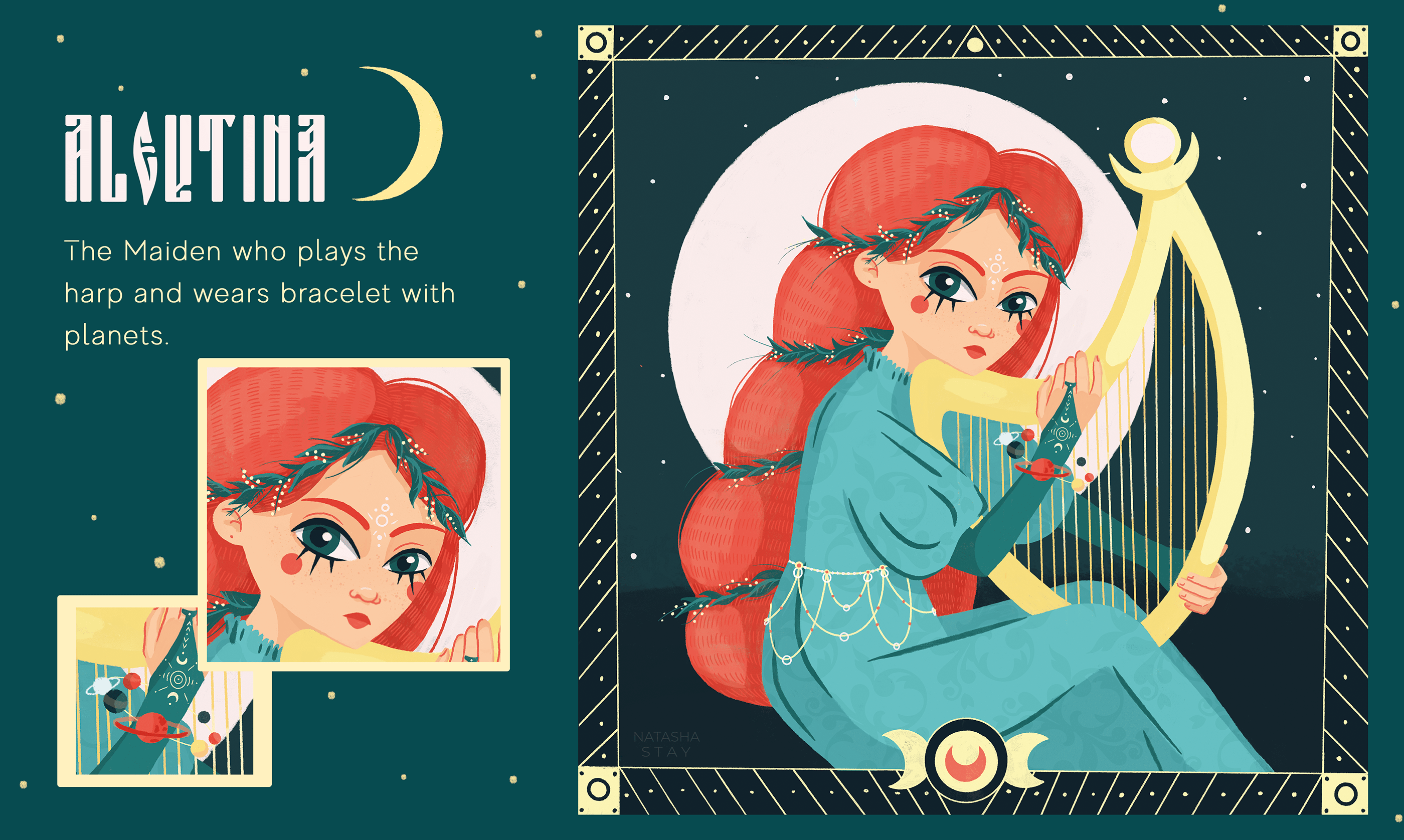 9 maidens | character design — Изображение №3 — Иллюстрация, Графика на Dprofile