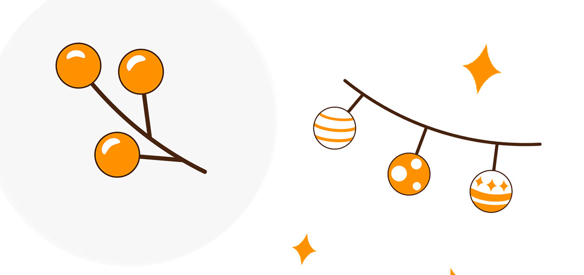 Новогодние стикеры — Изображение №7 — Брендинг, Иллюстрация на Dprofile