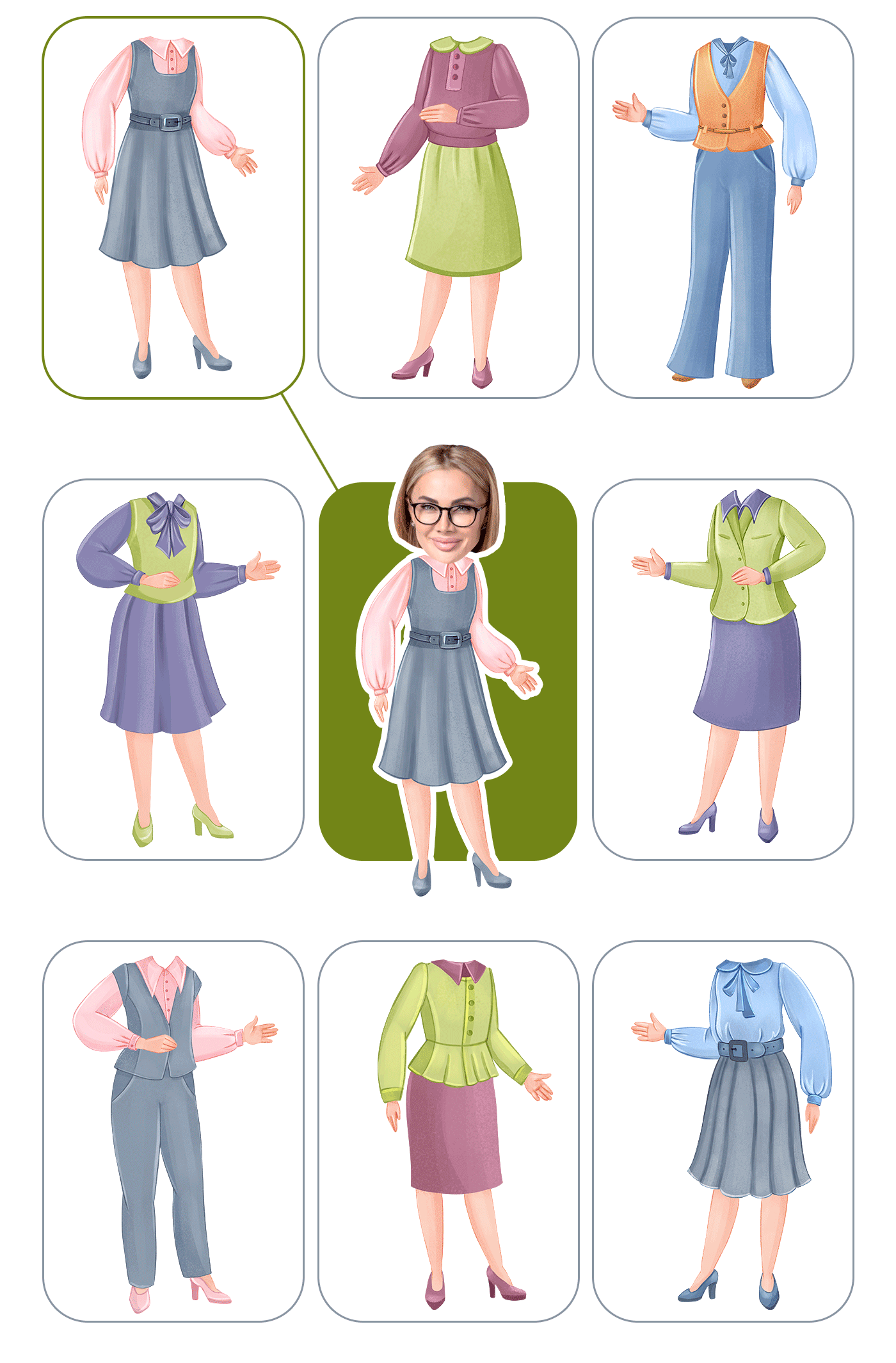 Шаблоны для поздравления учителям — Изображение №4 — Иллюстрация на Dprofile