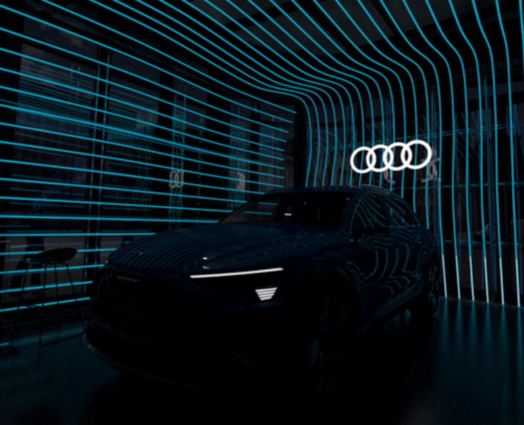 Audi e-tron — 3D, Анимация на Dprofile