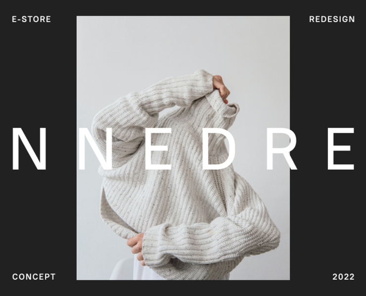 NNEDRE — redesign concept — Интерфейсы, Брендинг, Графика на Dprofile
