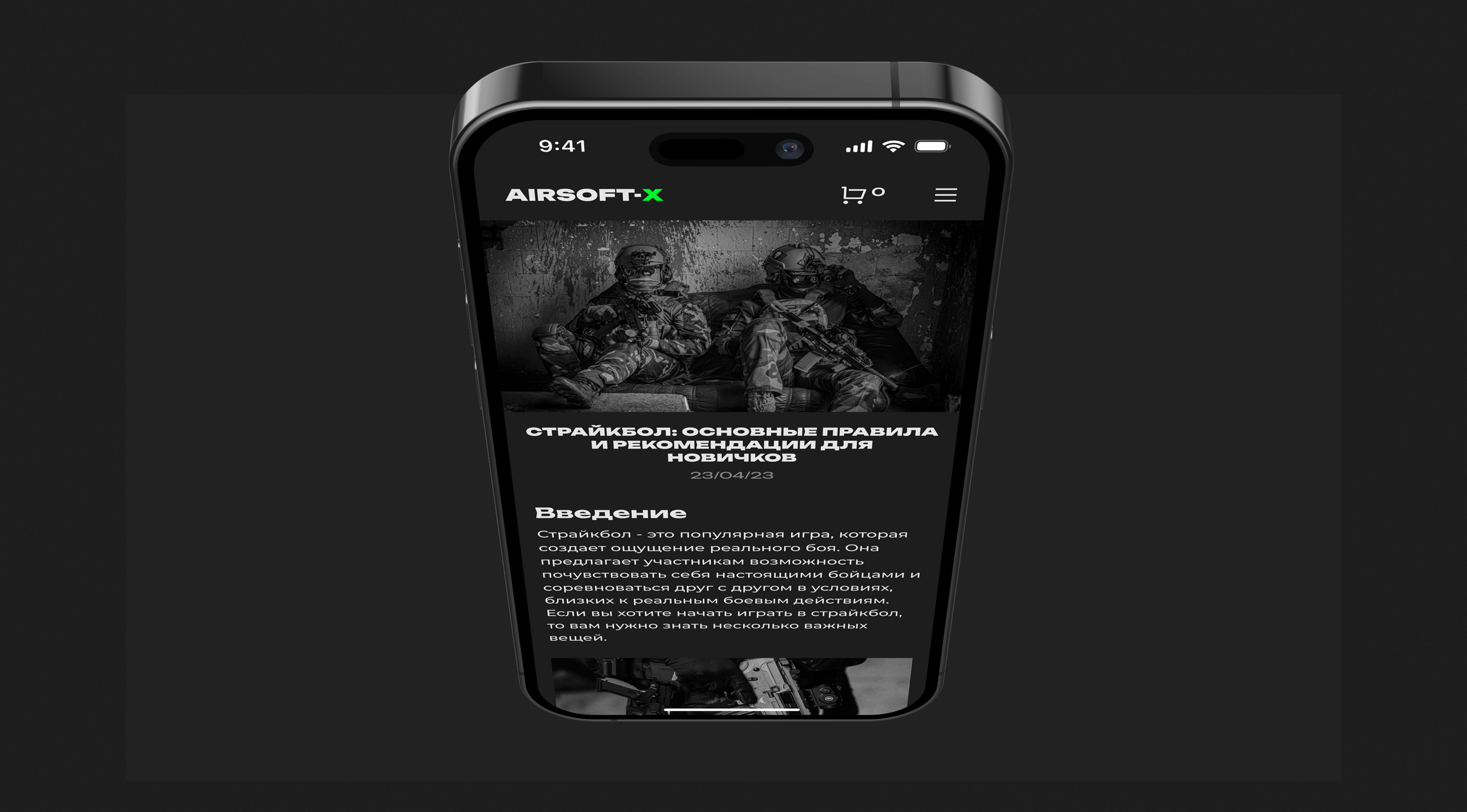 Website / Airsoft — Изображение №18 — Интерфейсы, Графика на Dprofile