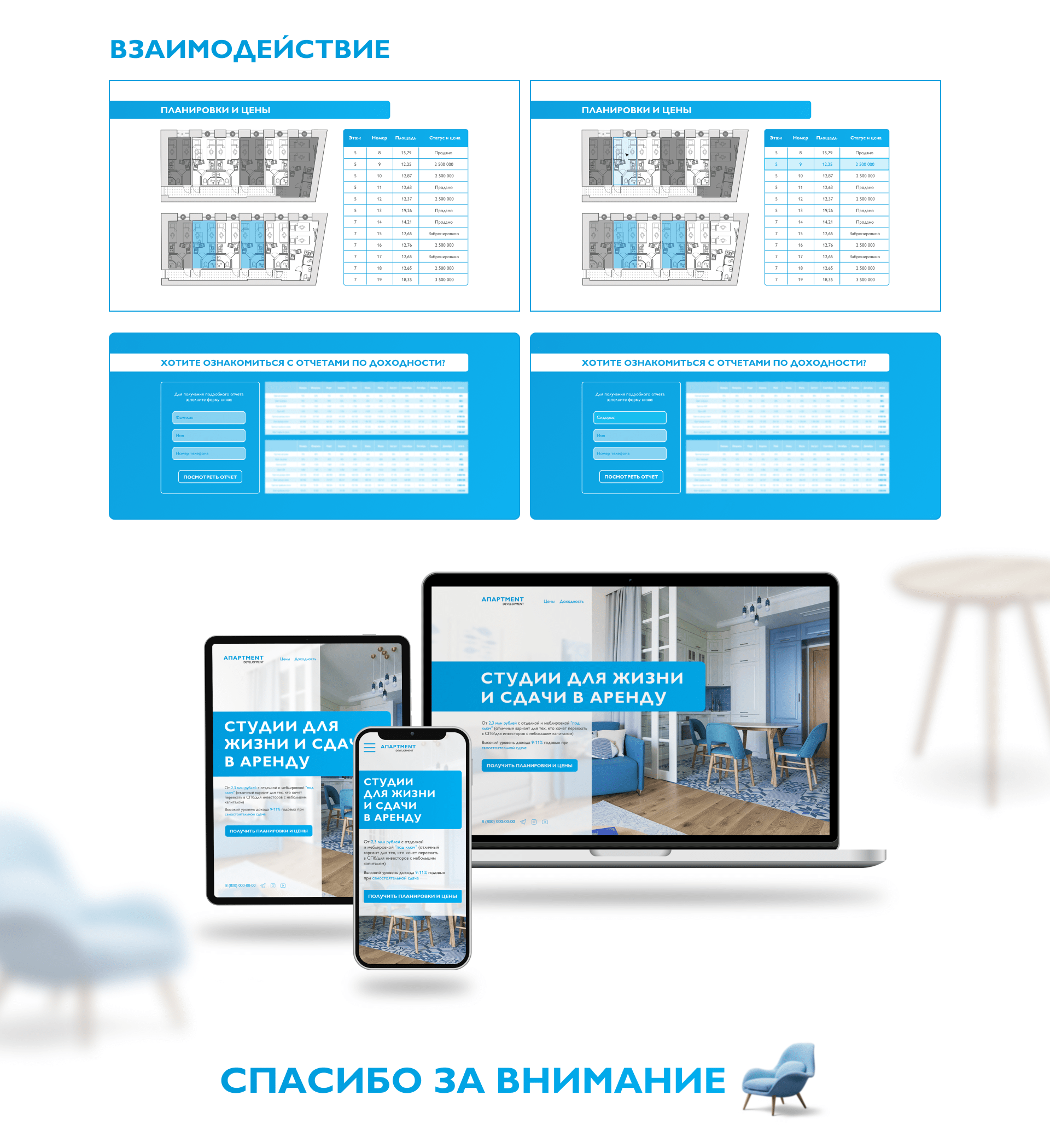 Концепт сайта для апарт-отеля | Landing page for hotel — Изображение №4 — Интерфейсы на Dprofile