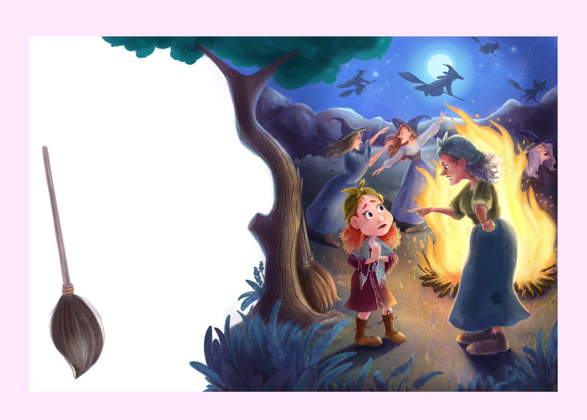 Иллюстрации к сказке маленькая баба-яга — Изображение №5 — Иллюстрация, Графика на Dprofile