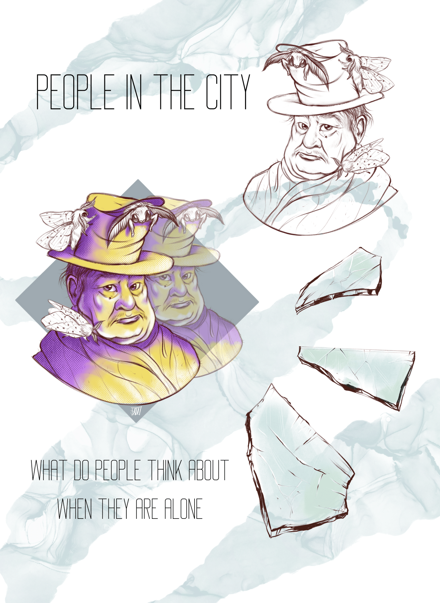 People in the city — Изображение №1 — Иллюстрация на Dprofile