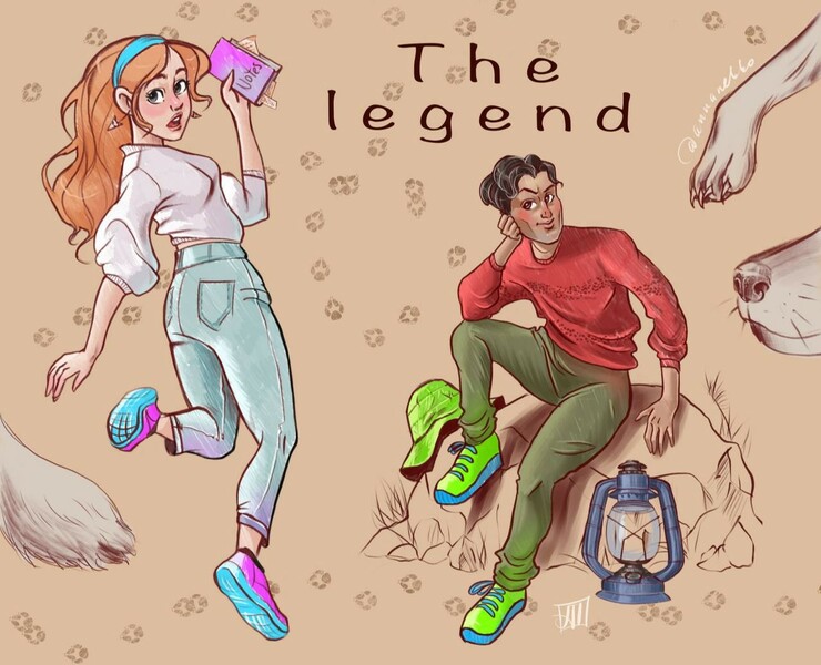 The legend. Дизайн персонажей. — Иллюстрация на Dprofile
