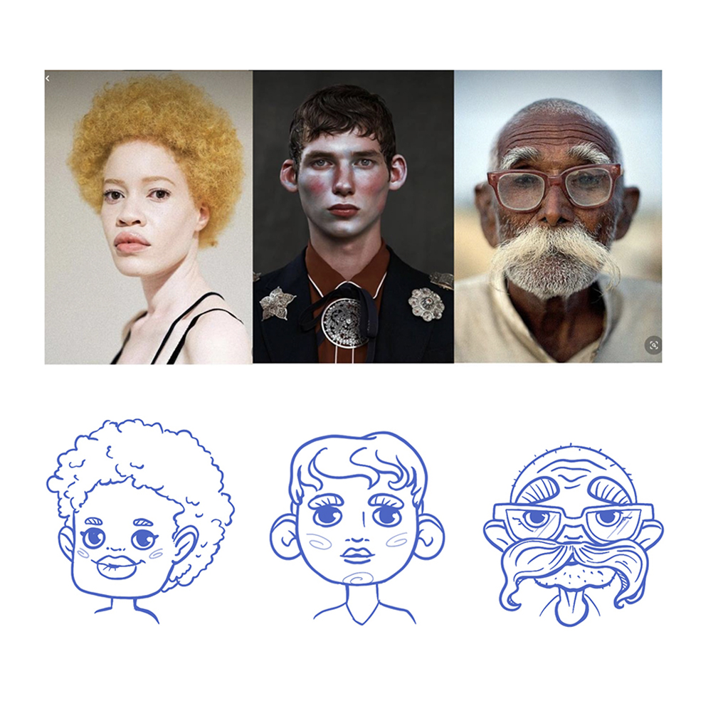 Стилизованные портреты — Изображение №1 — Иллюстрация на Dprofile