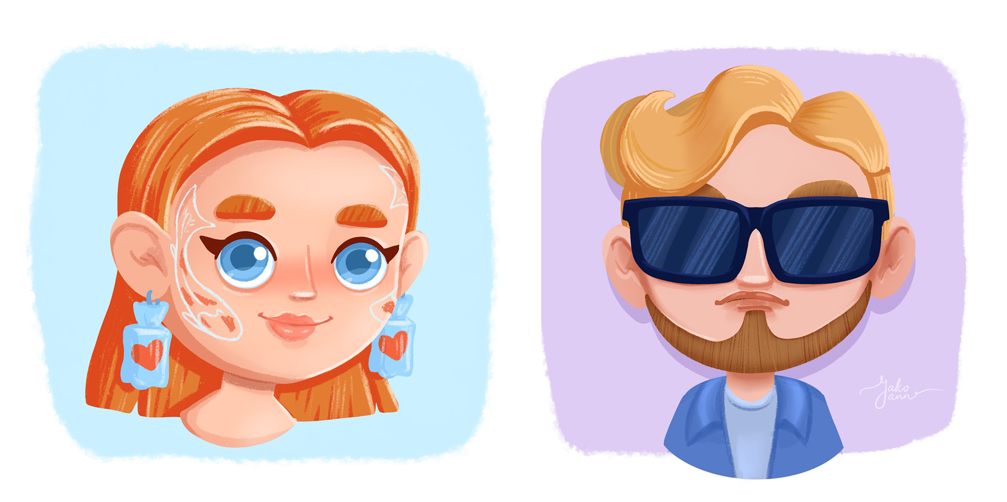 Стилизованные портреты — Изображение №3 — Иллюстрация на Dprofile