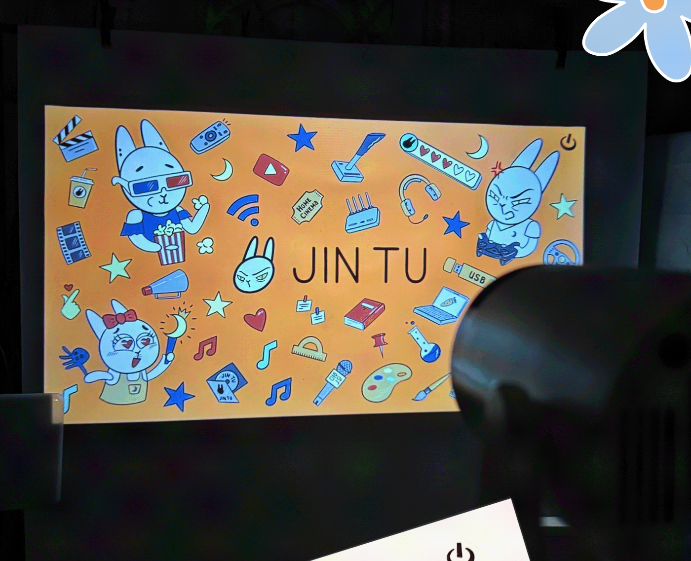 Упаковка и карточки товара для проектора JIN TU X1 — Изображение №4 — Интерфейсы, Иллюстрация на Dprofile