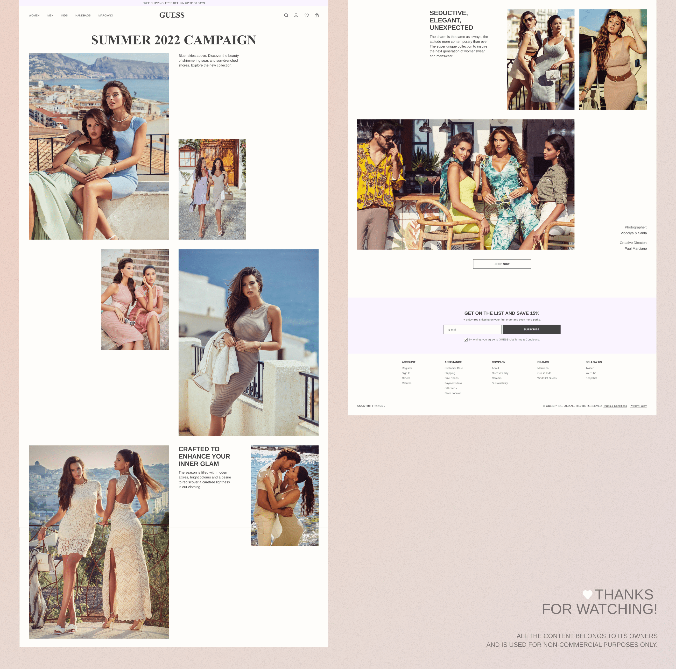 GUESS | E-commerce Website Redesign — Изображение №9 — Интерфейсы, Графика на Dprofile