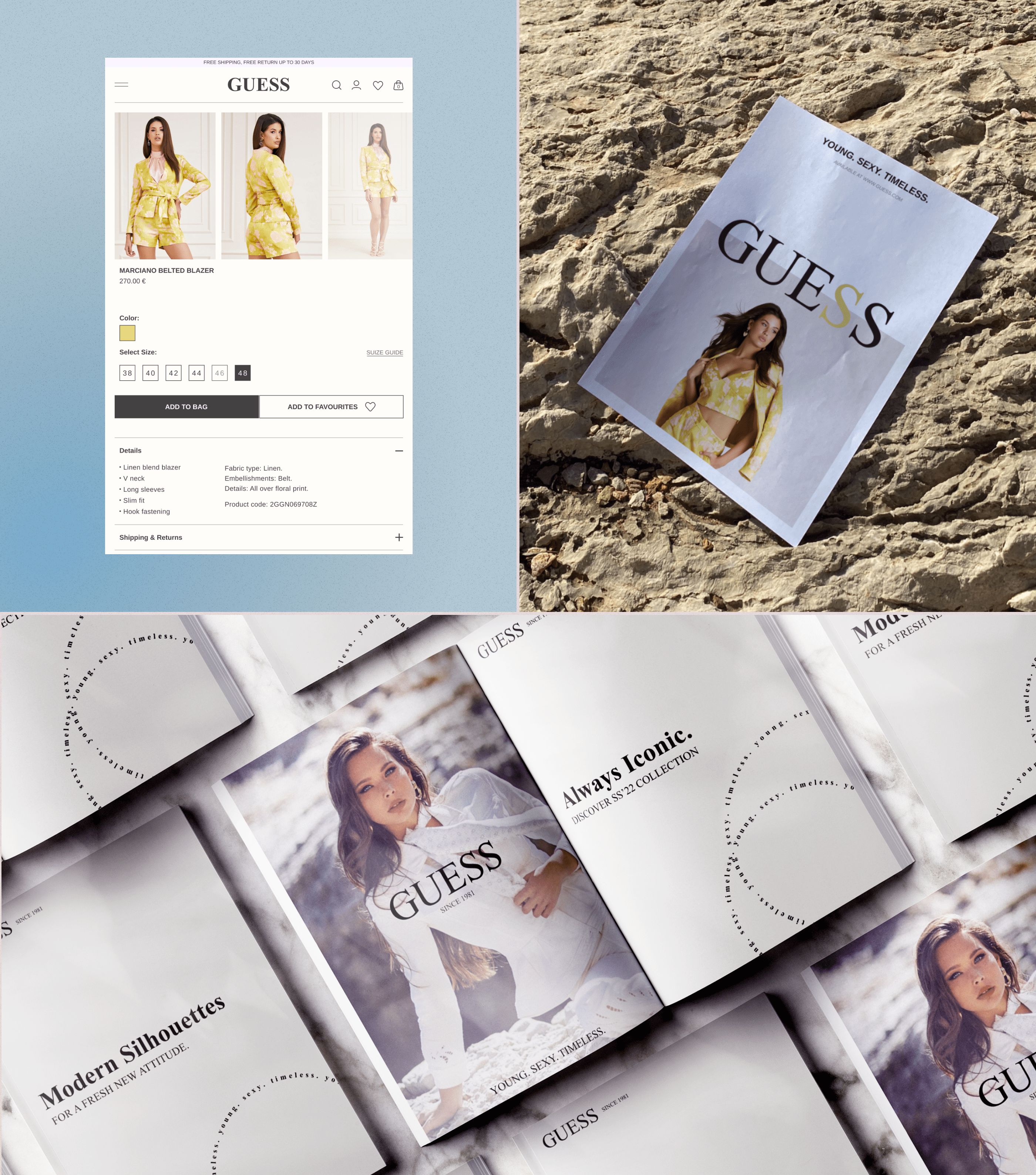 GUESS | E-commerce Website Redesign — Изображение №7 — Интерфейсы, Графика на Dprofile
