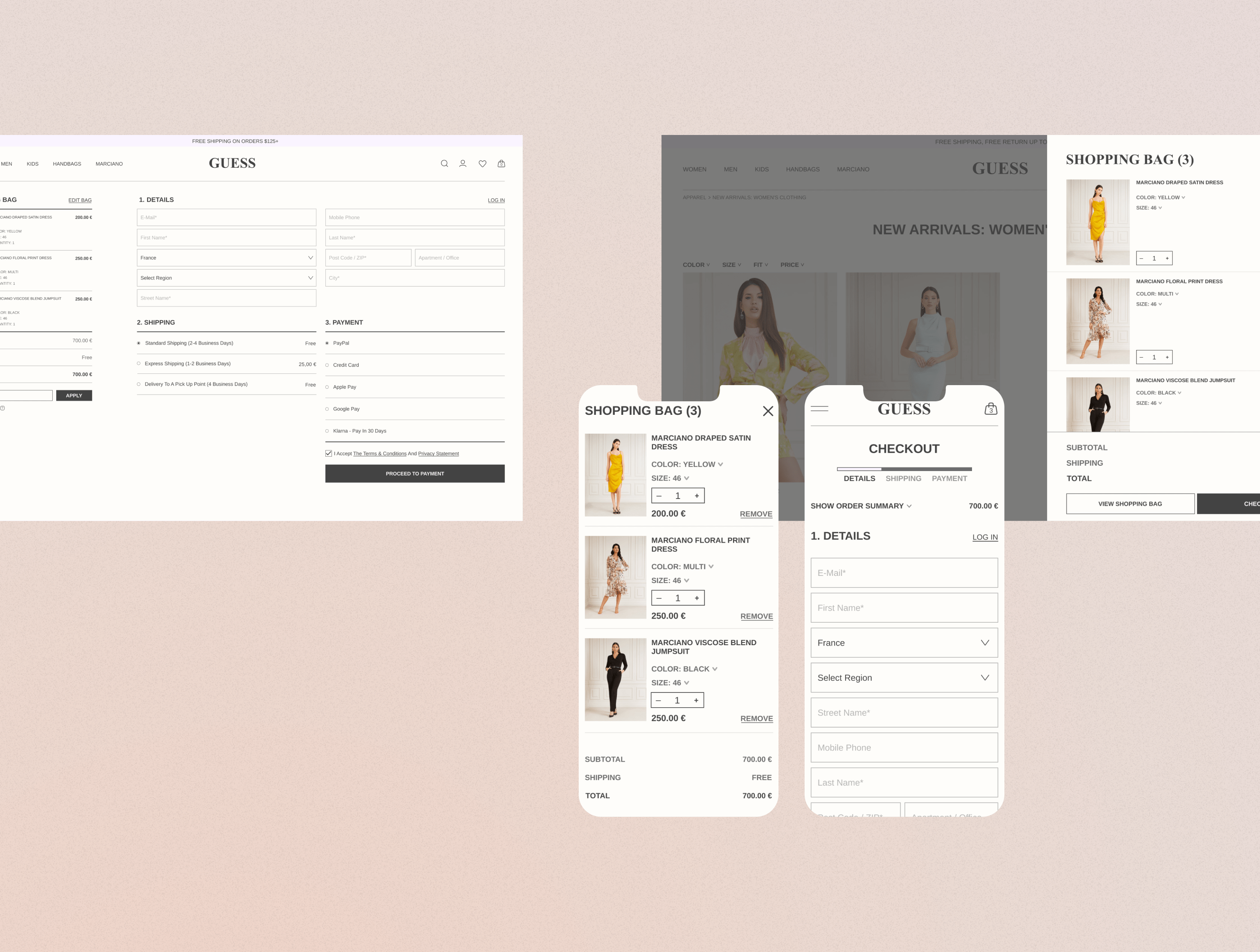 GUESS | E-commerce Website Redesign — Изображение №8 — Интерфейсы, Графика на Dprofile