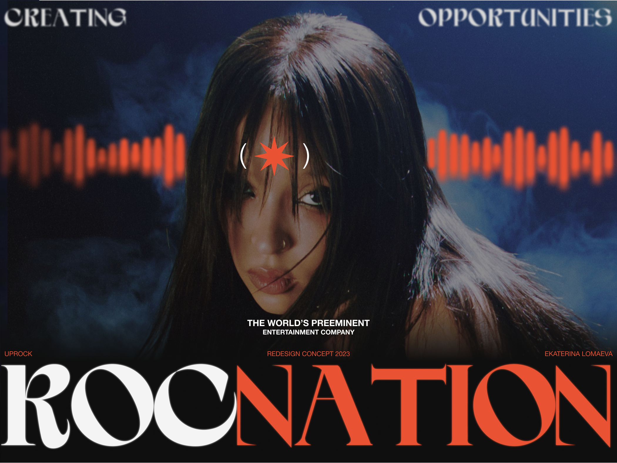 ROCNATION | corporate website — Изображение №1 — Интерфейсы, Графика на Dprofile
