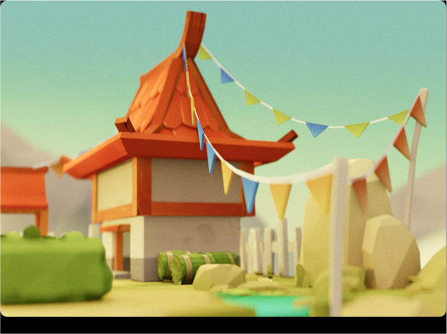 Игровая локация с персонажем — Изображение №10 — Иллюстрация, 3D на Dprofile