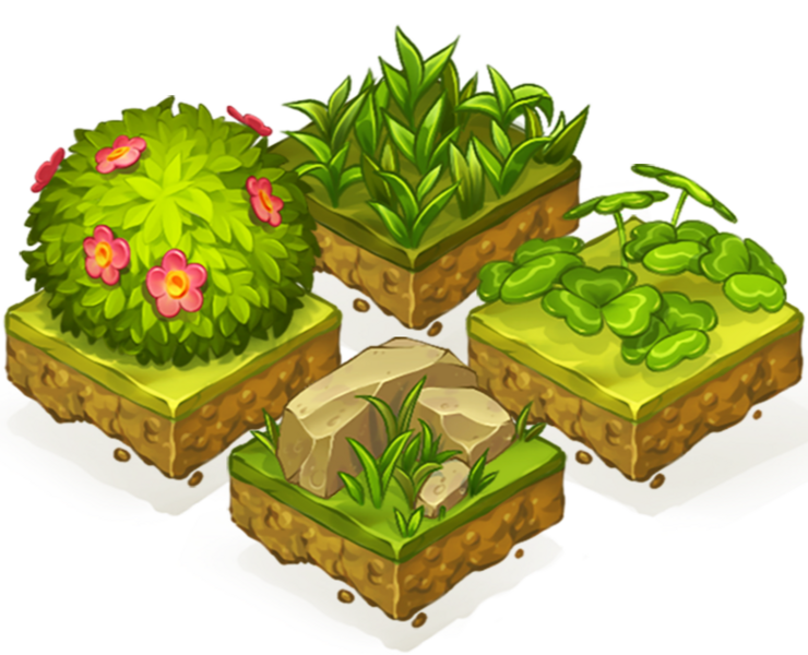 Isometric green pack — Интерфейсы, Иллюстрация на Dprofile