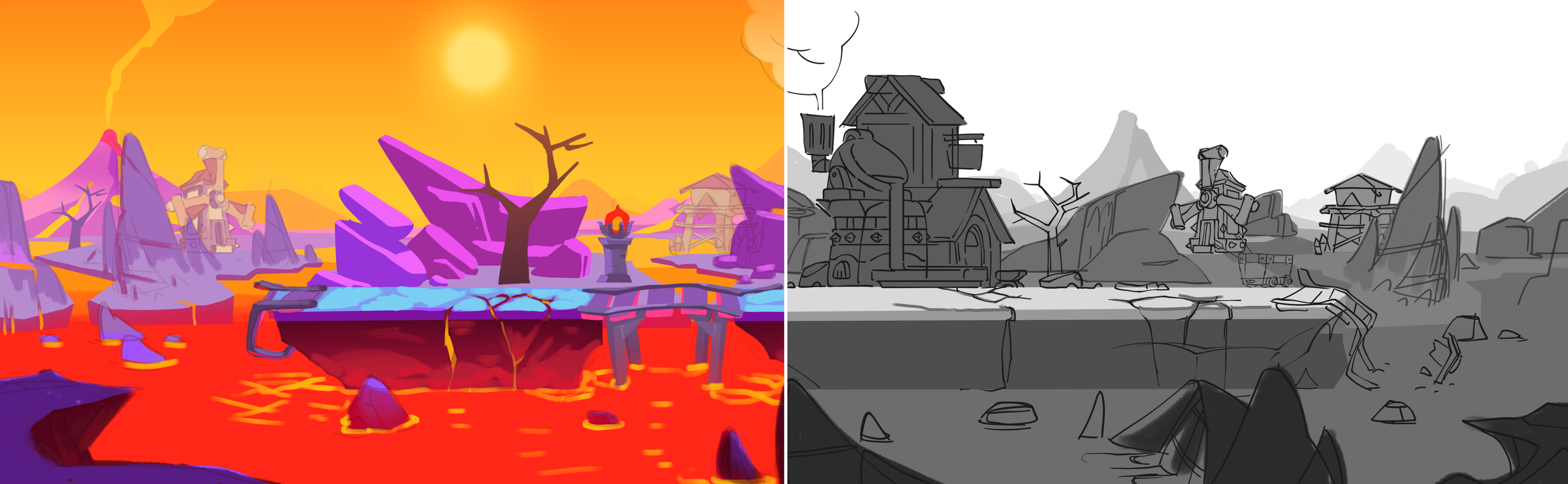 Игровая локация — Изображение №2 — Интерфейсы, Иллюстрация на Dprofile