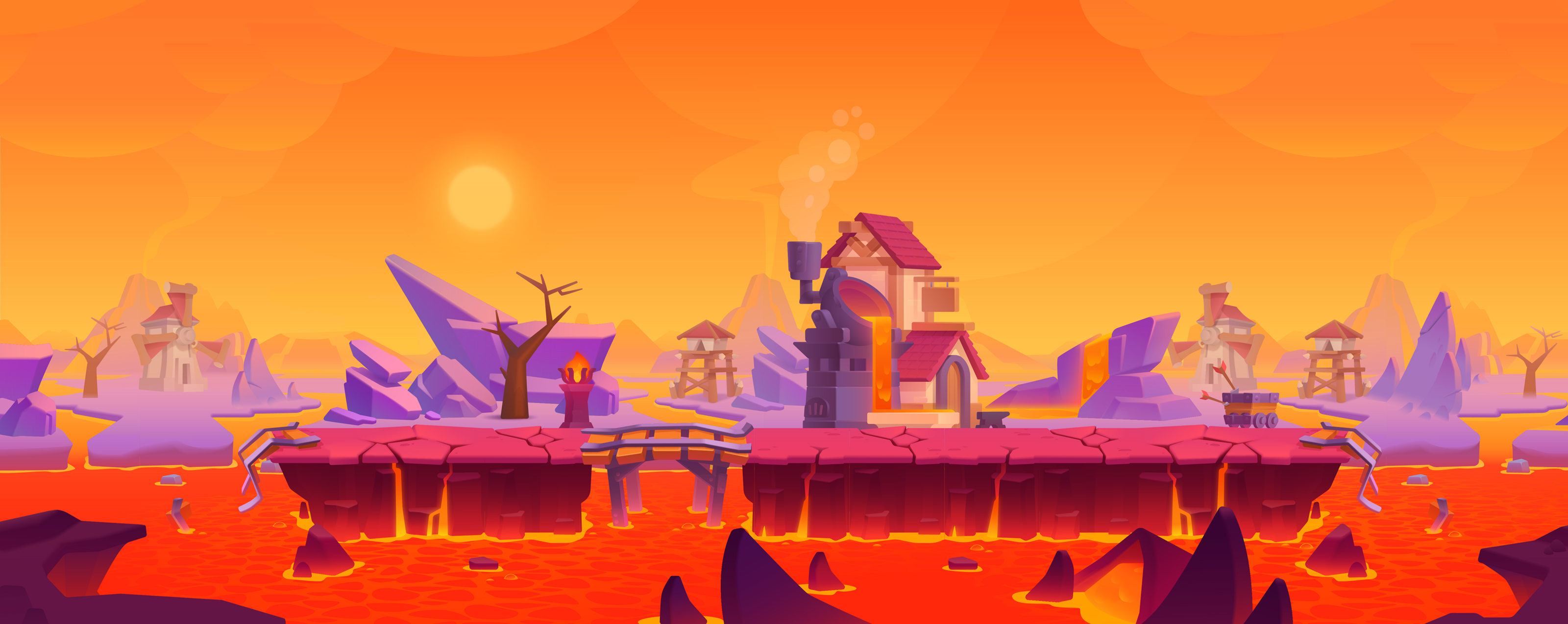 Игровая локация — Изображение №3 — Интерфейсы, Иллюстрация на Dprofile