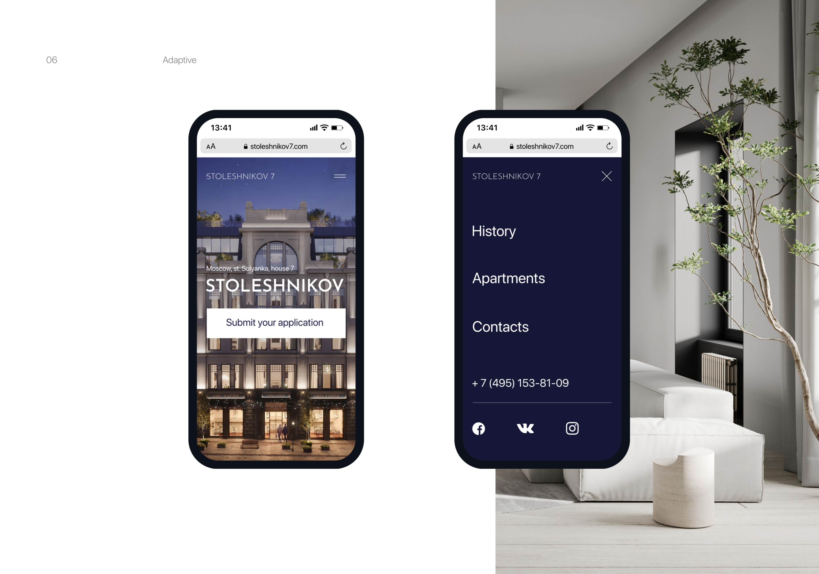 Real Estate Website. Club house — Изображение №7 — Интерфейсы, Брендинг на Dprofile