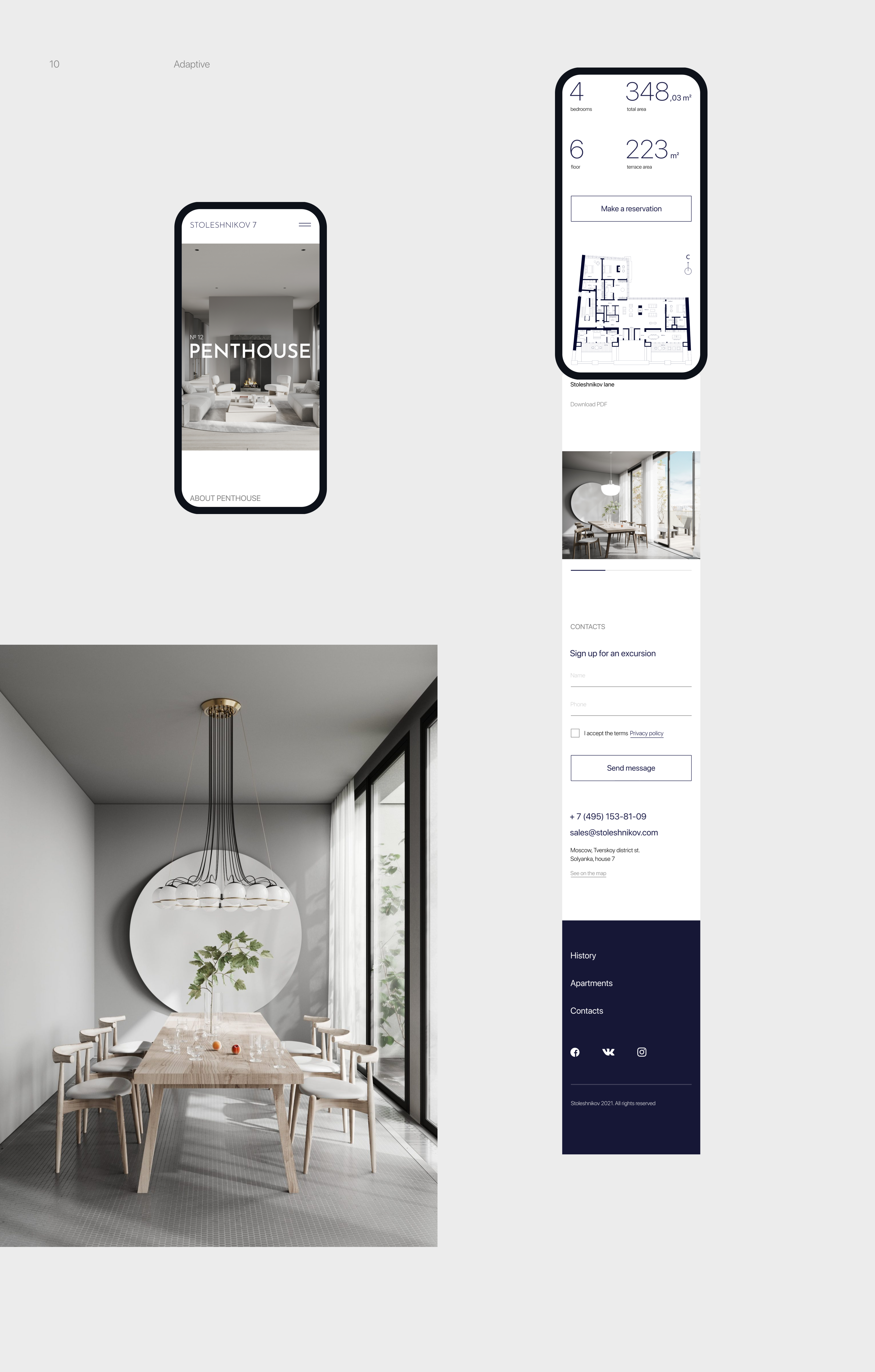 Real Estate Website. Club house — Изображение №15 — Интерфейсы, Брендинг на Dprofile