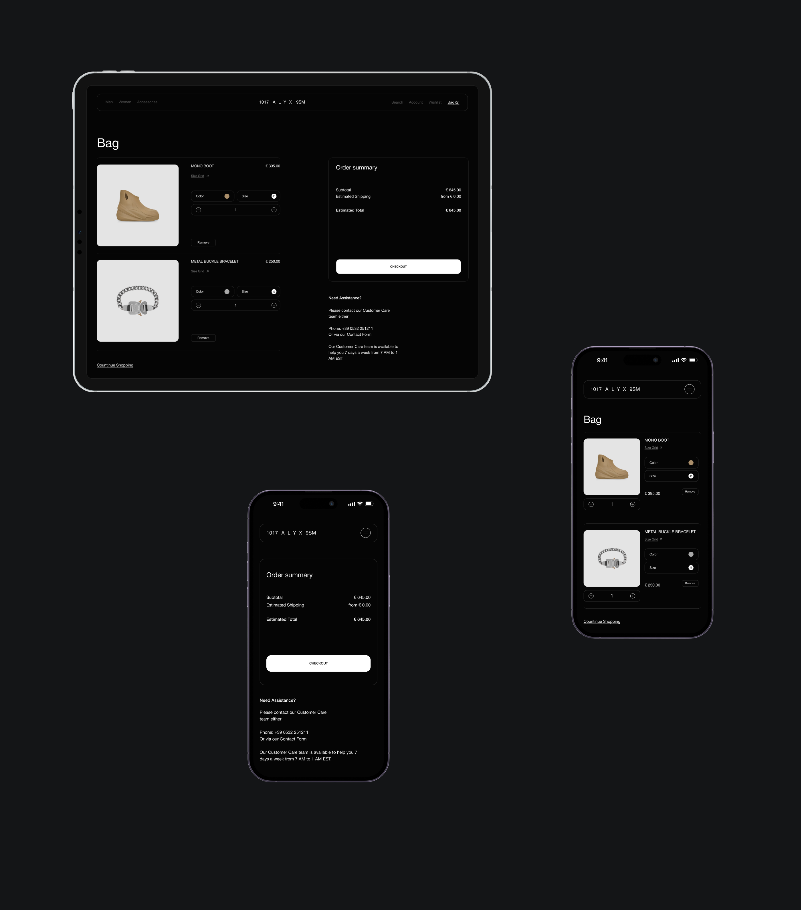 1017 ALYX 9SM — Official Store — Изображение №13 — Интерфейсы на Dprofile