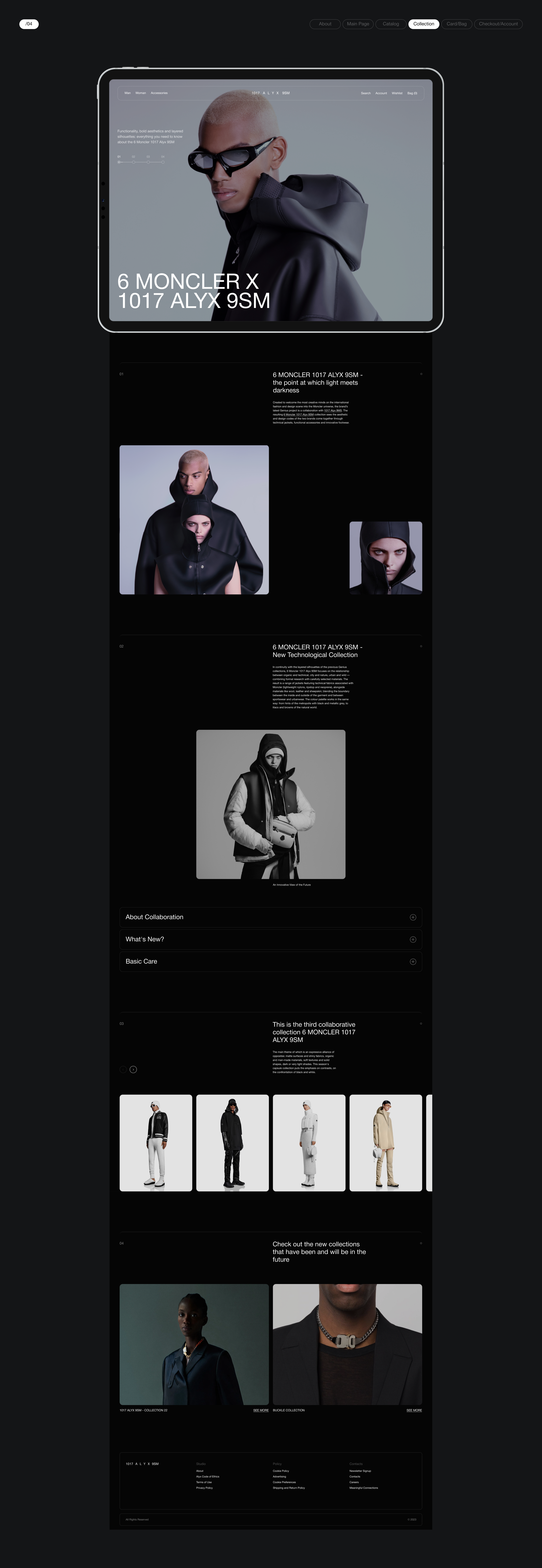 1017 ALYX 9SM — Official Store — Изображение №9 — Интерфейсы на Dprofile