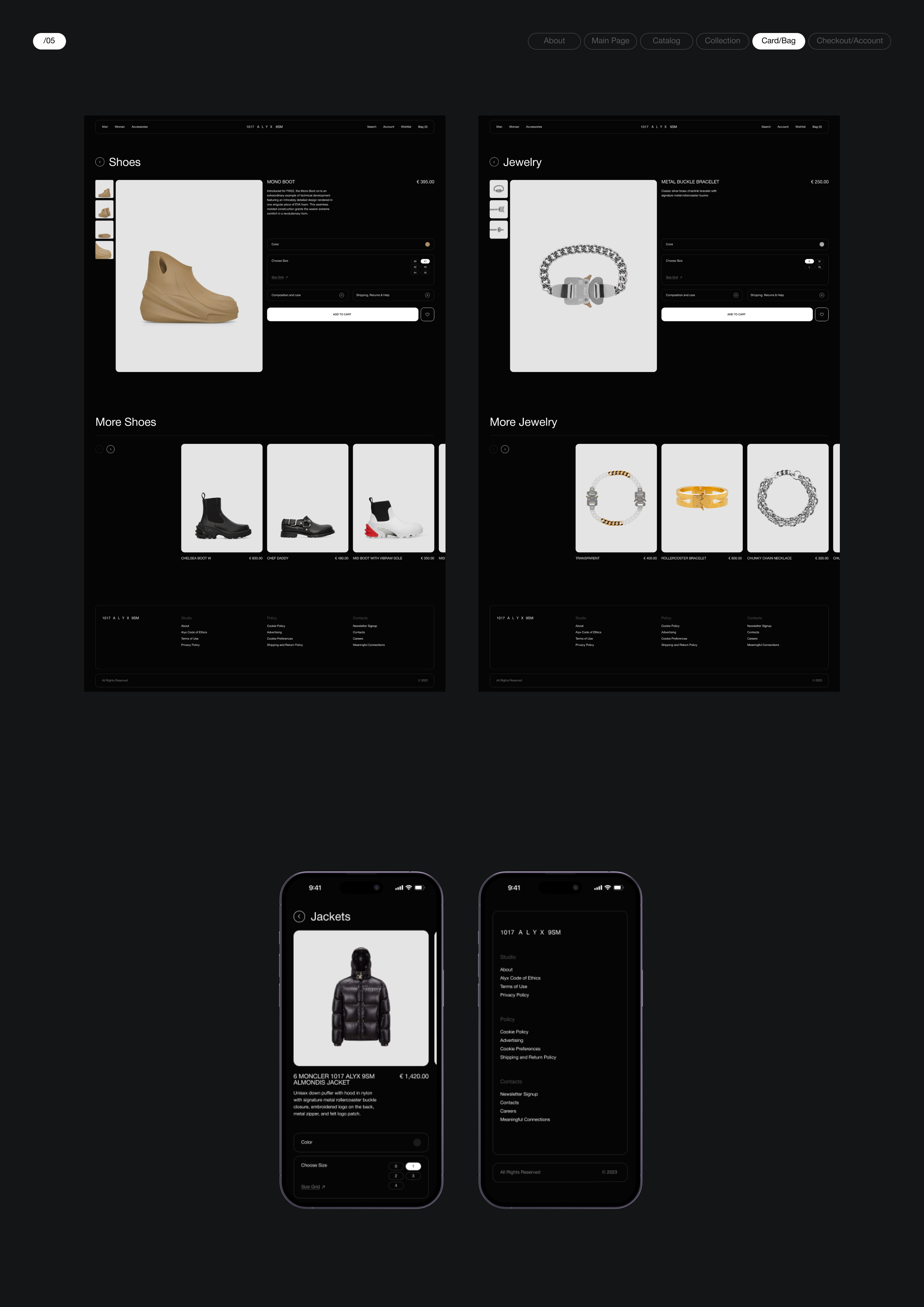 1017 ALYX 9SM — Official Store — Изображение №12 — Интерфейсы на Dprofile
